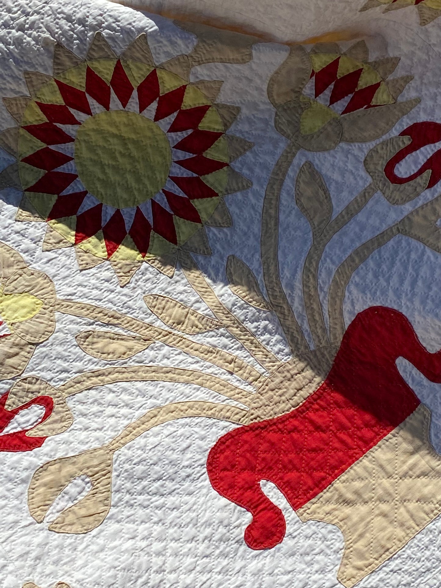 Egyptian Lotus Flower Applique Quillt