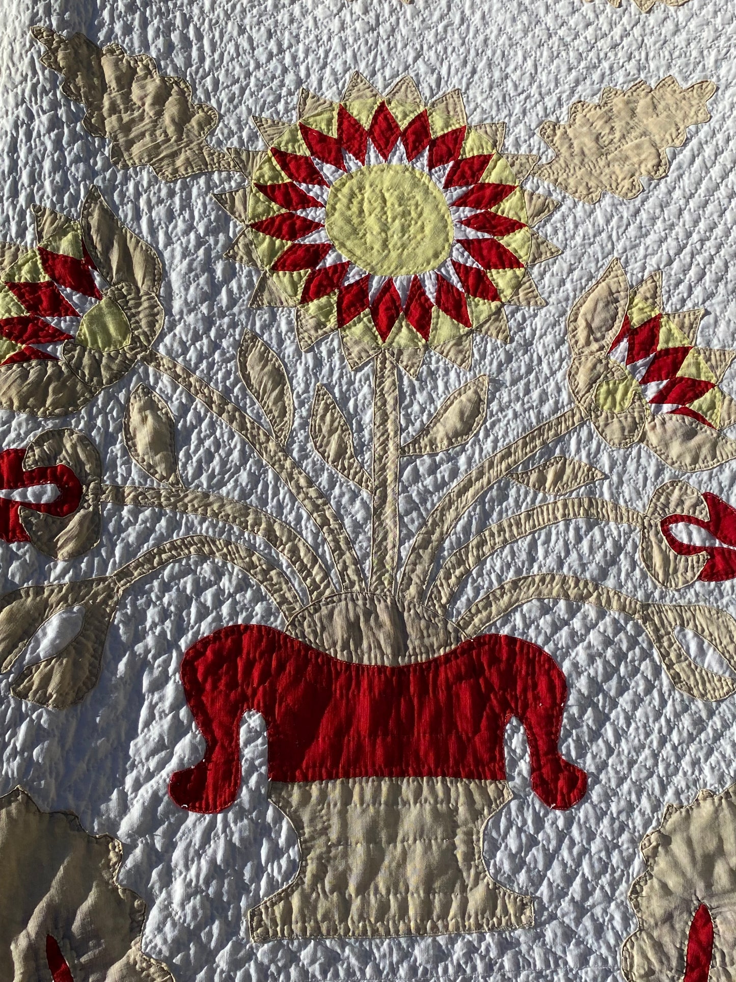 Egyptian Lotus Flower Applique Quillt