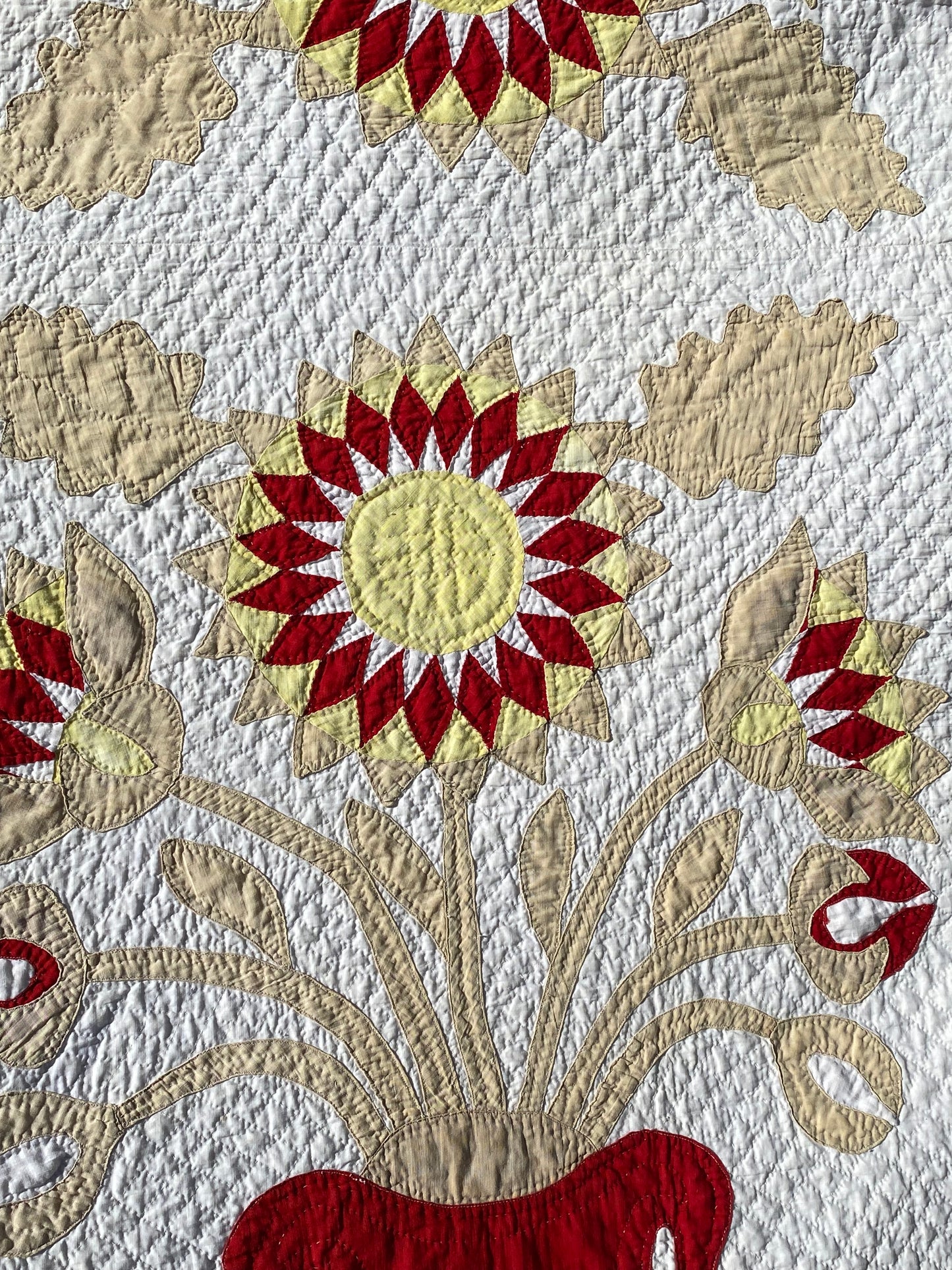 Egyptian Lotus Flower Applique Quillt