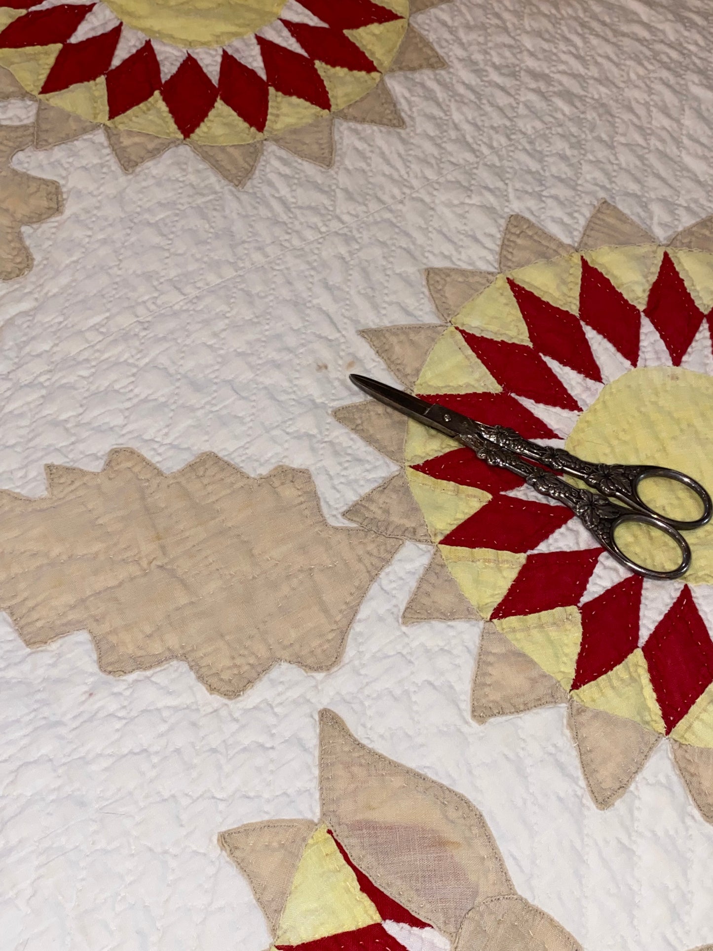 Egyptian Lotus Flower Applique Quillt