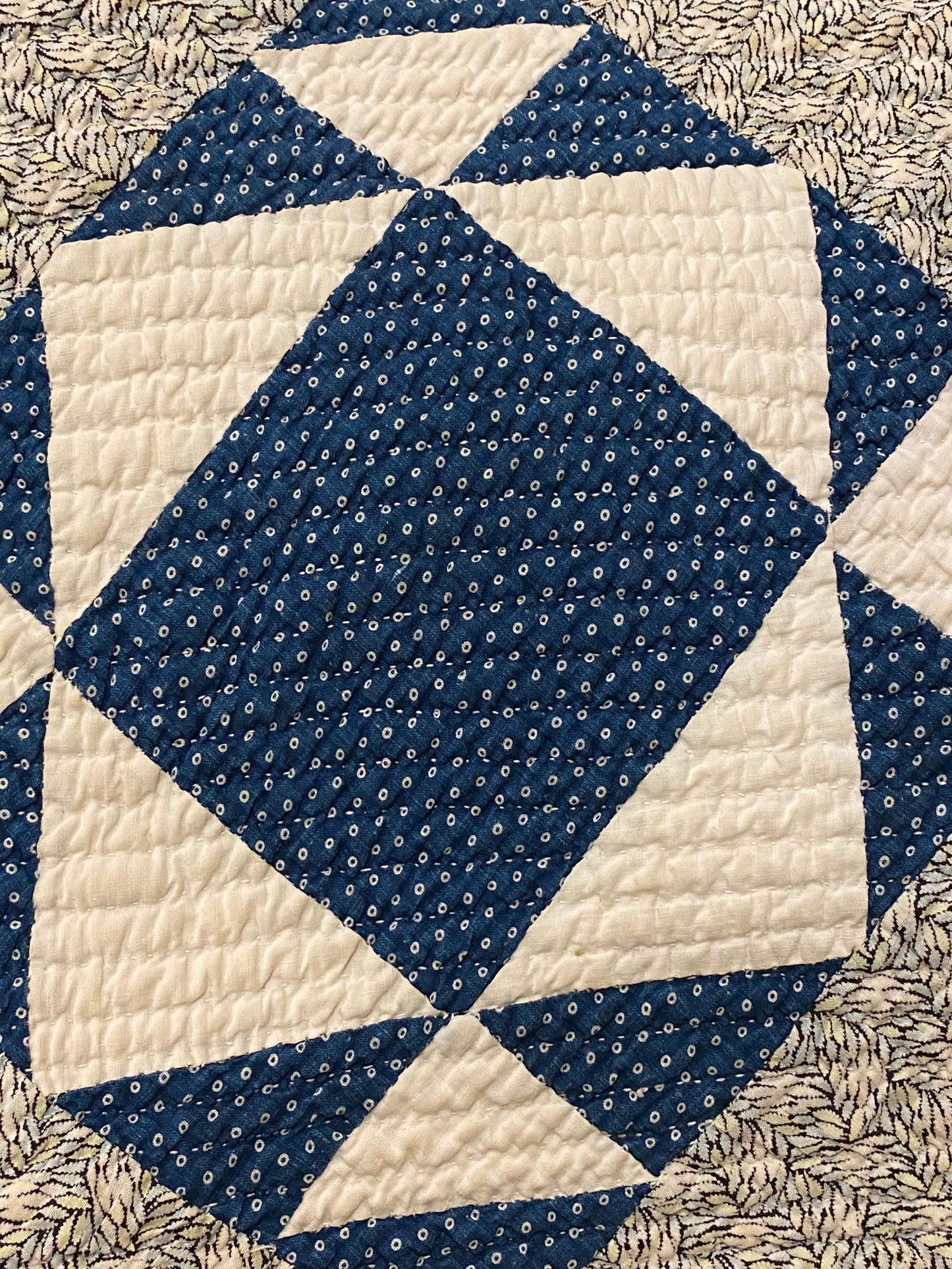 Blues Grandmother’s Favorite Quilt