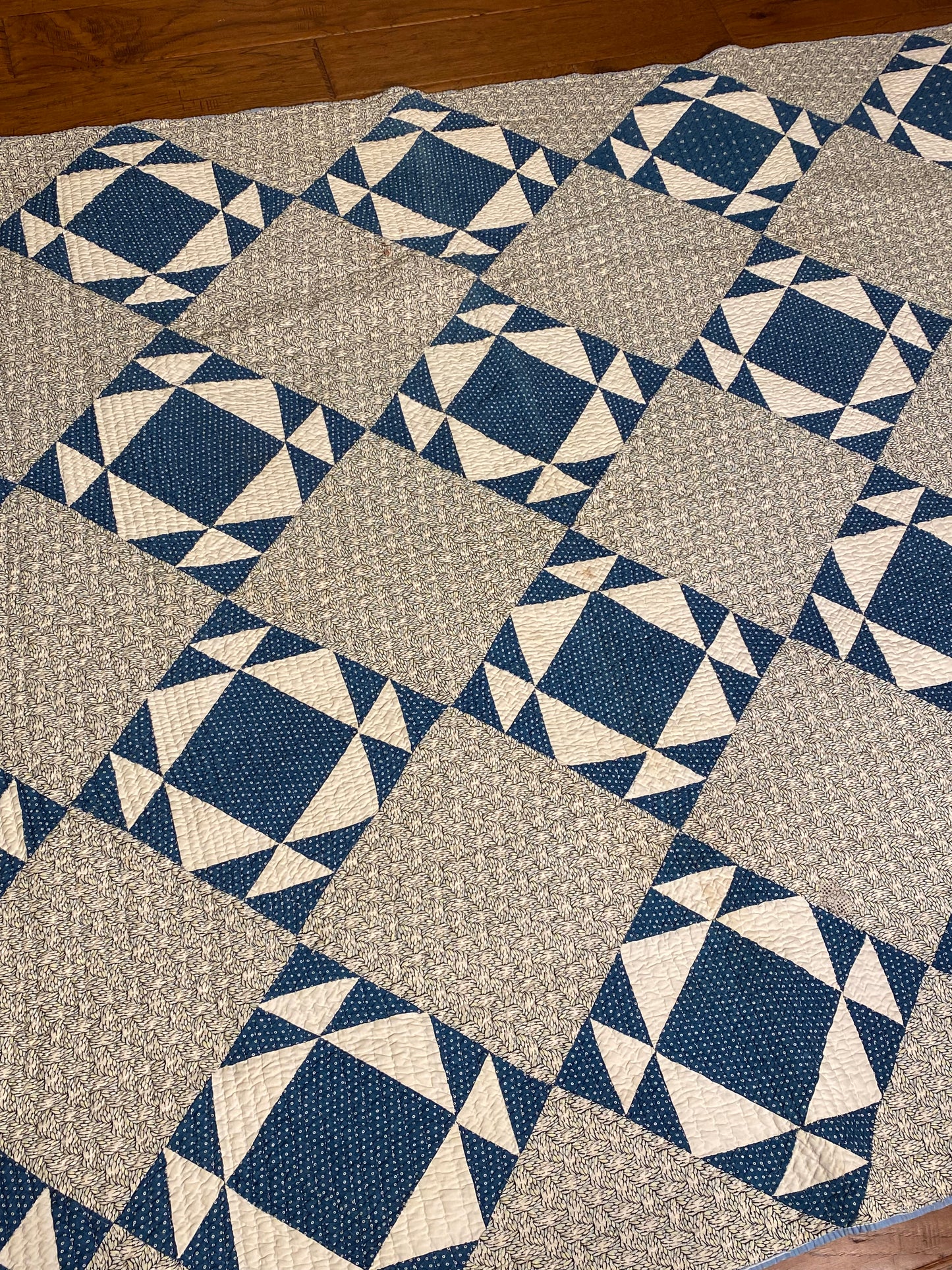 Blues Grandmother’s Favorite Quilt