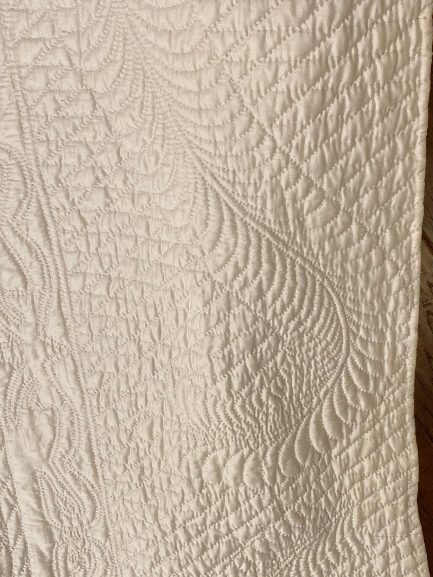 White on White Brides Quilt