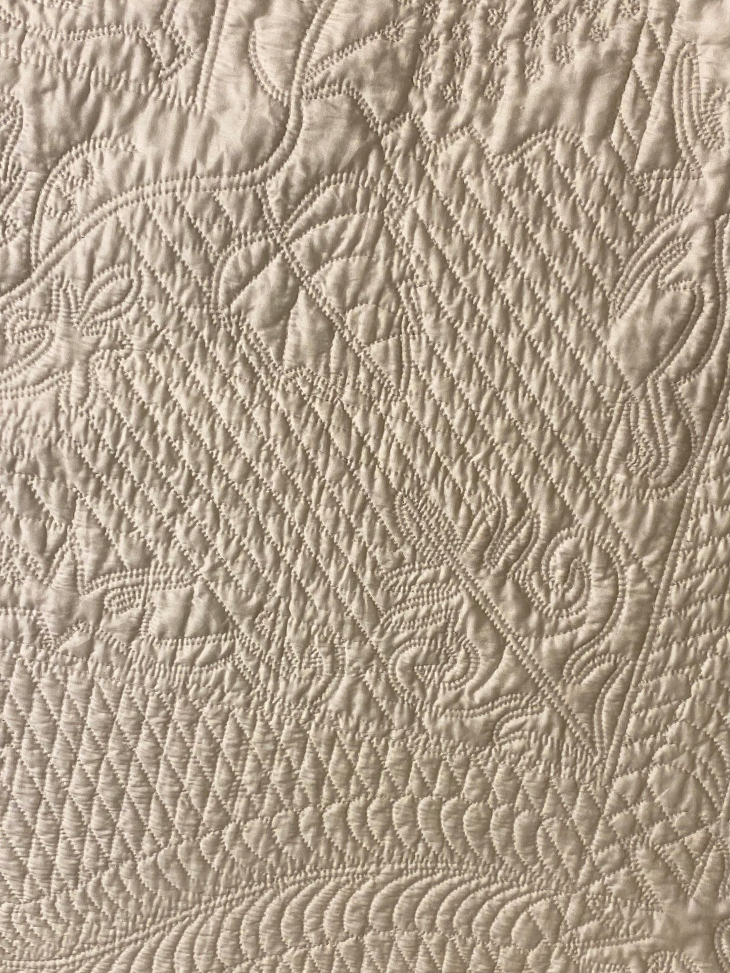 White on White Brides Quilt