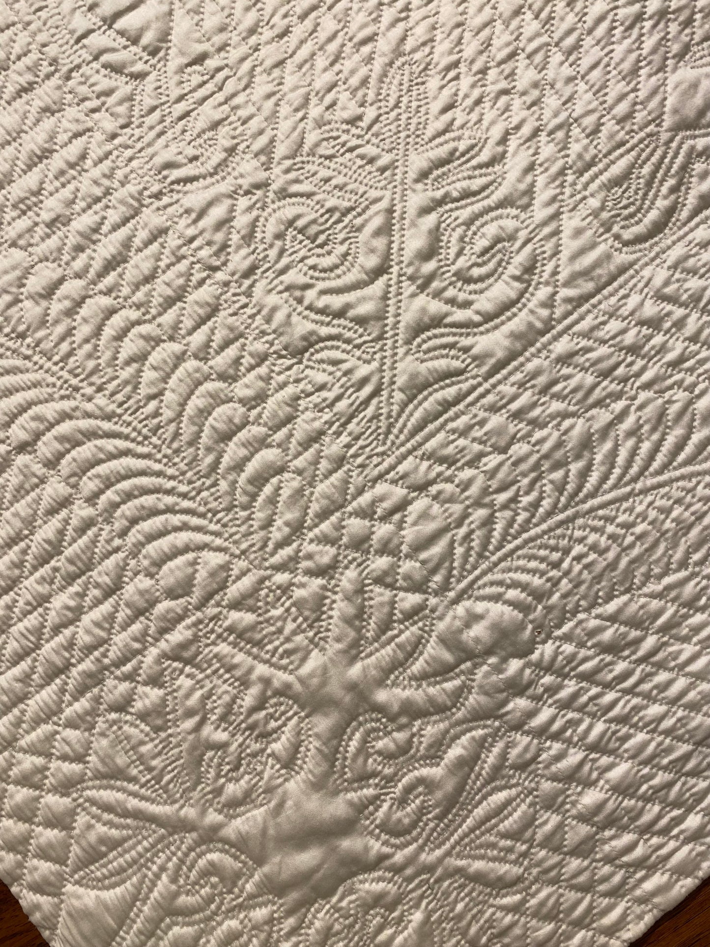 White on White Brides Quilt