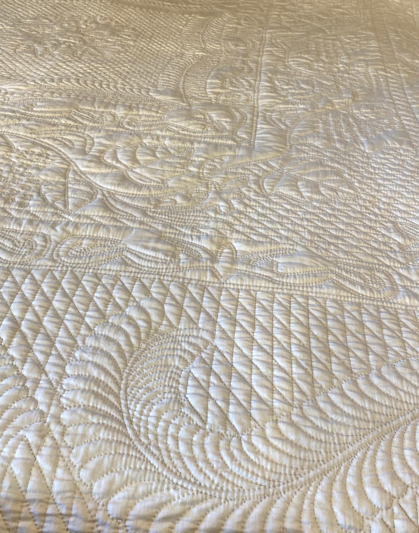 White on White Brides Quilt