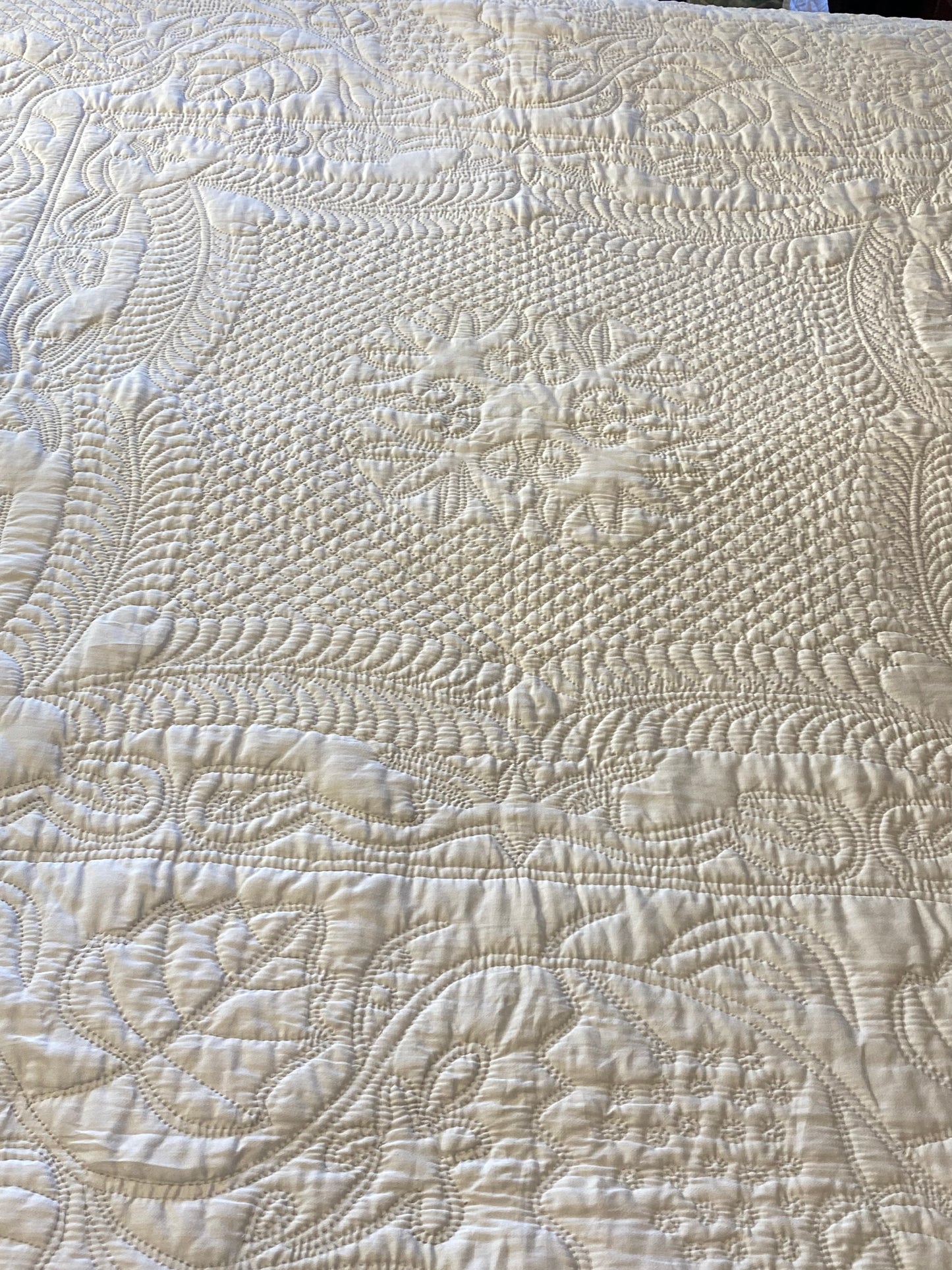 White on White Brides Quilt