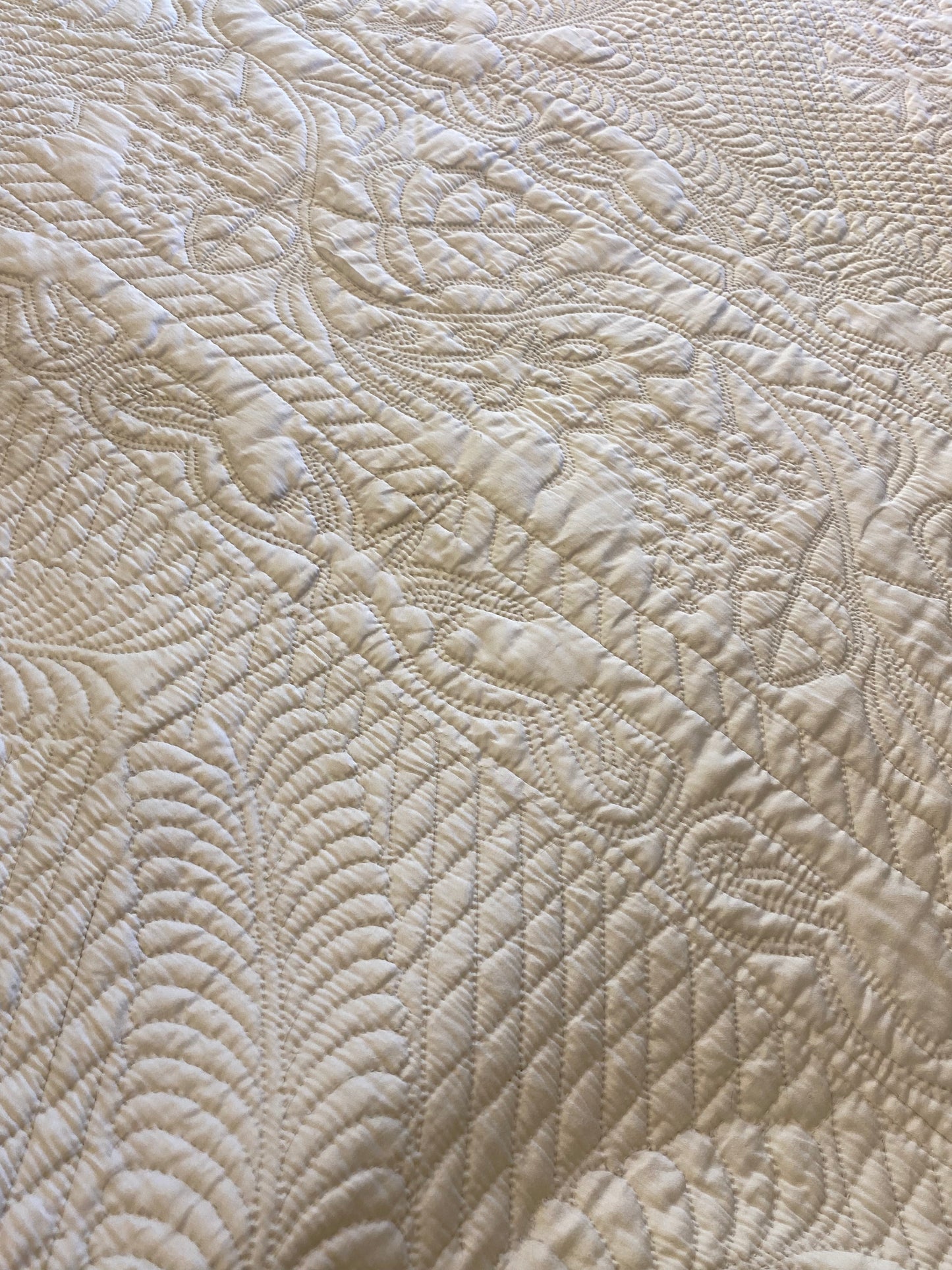 White on White Brides Quilt