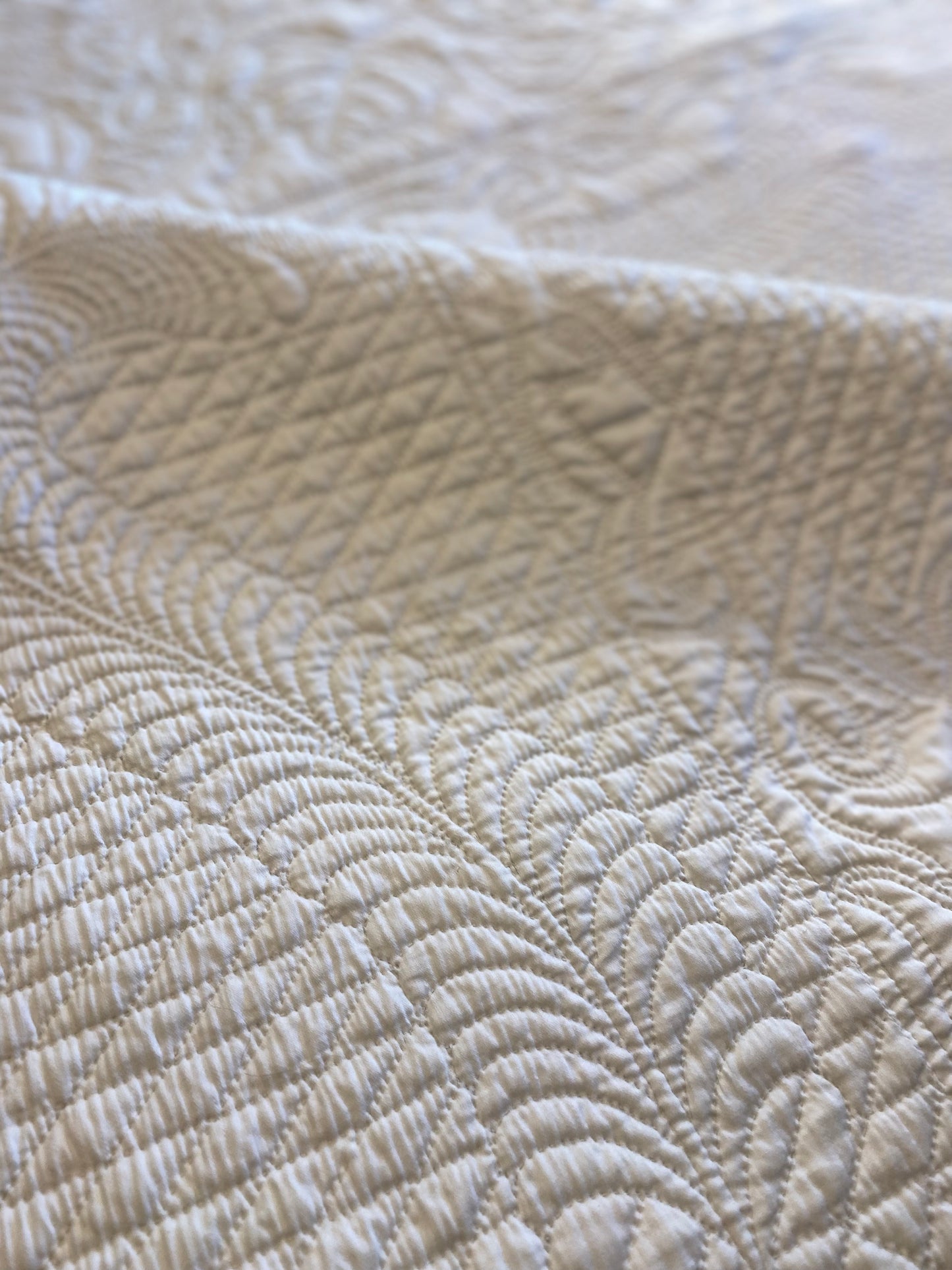 White on White Brides Quilt