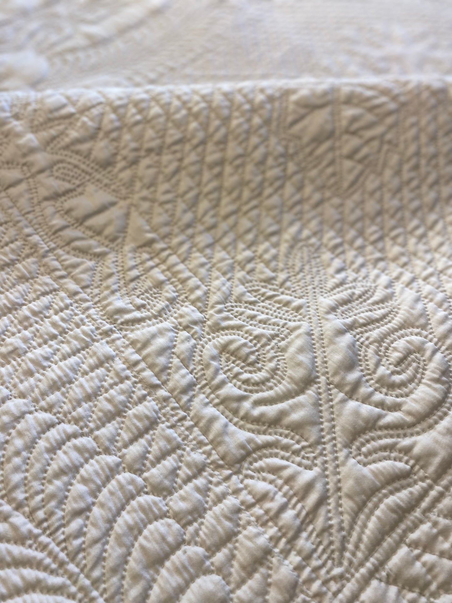White on White Brides Quilt