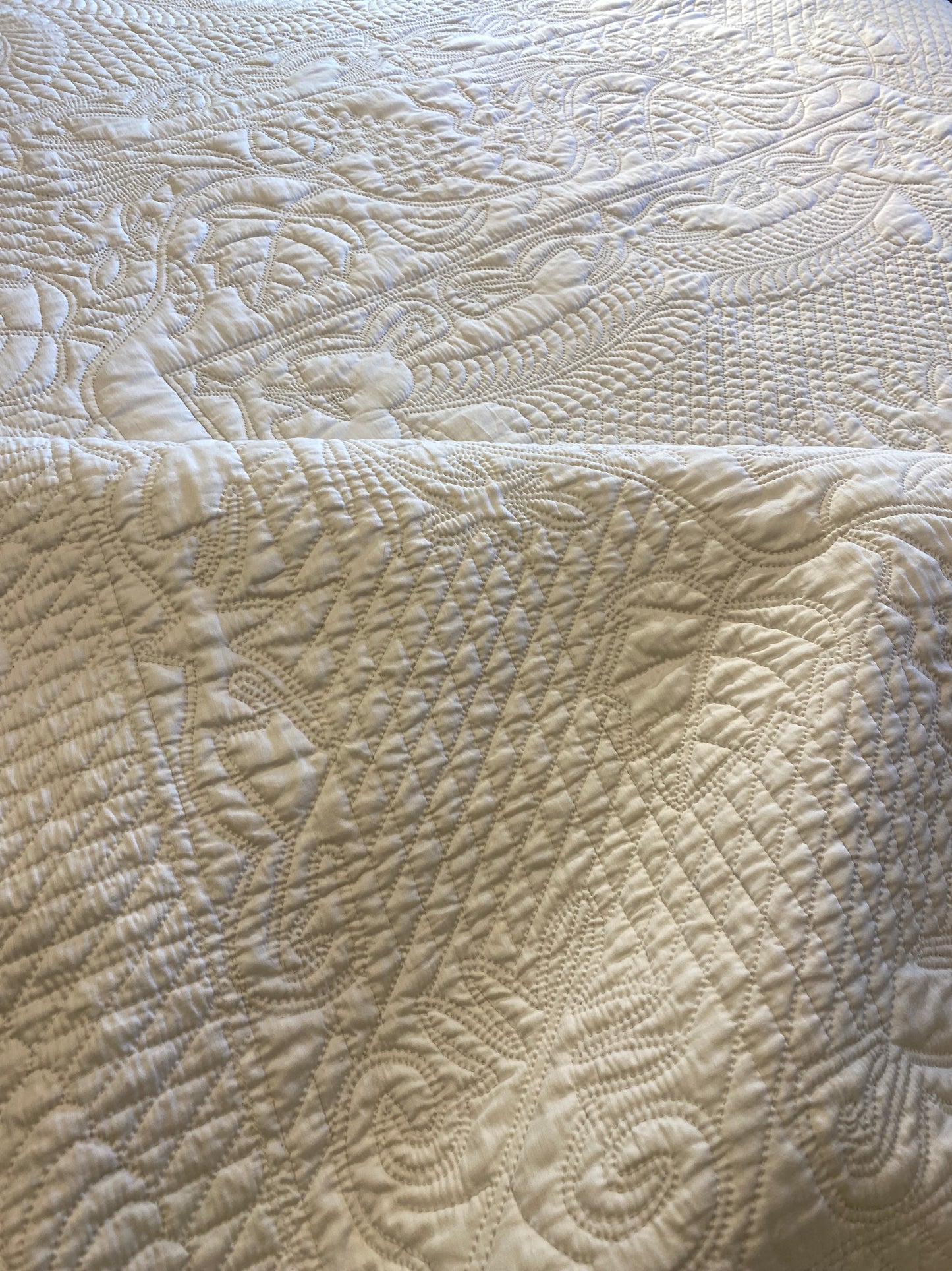 White on White Brides Quilt