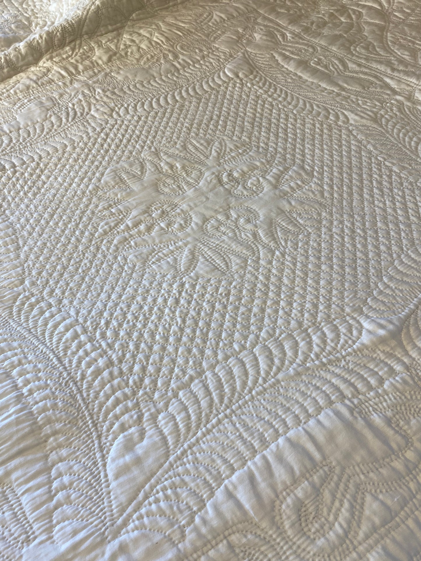 White on White Brides Quilt
