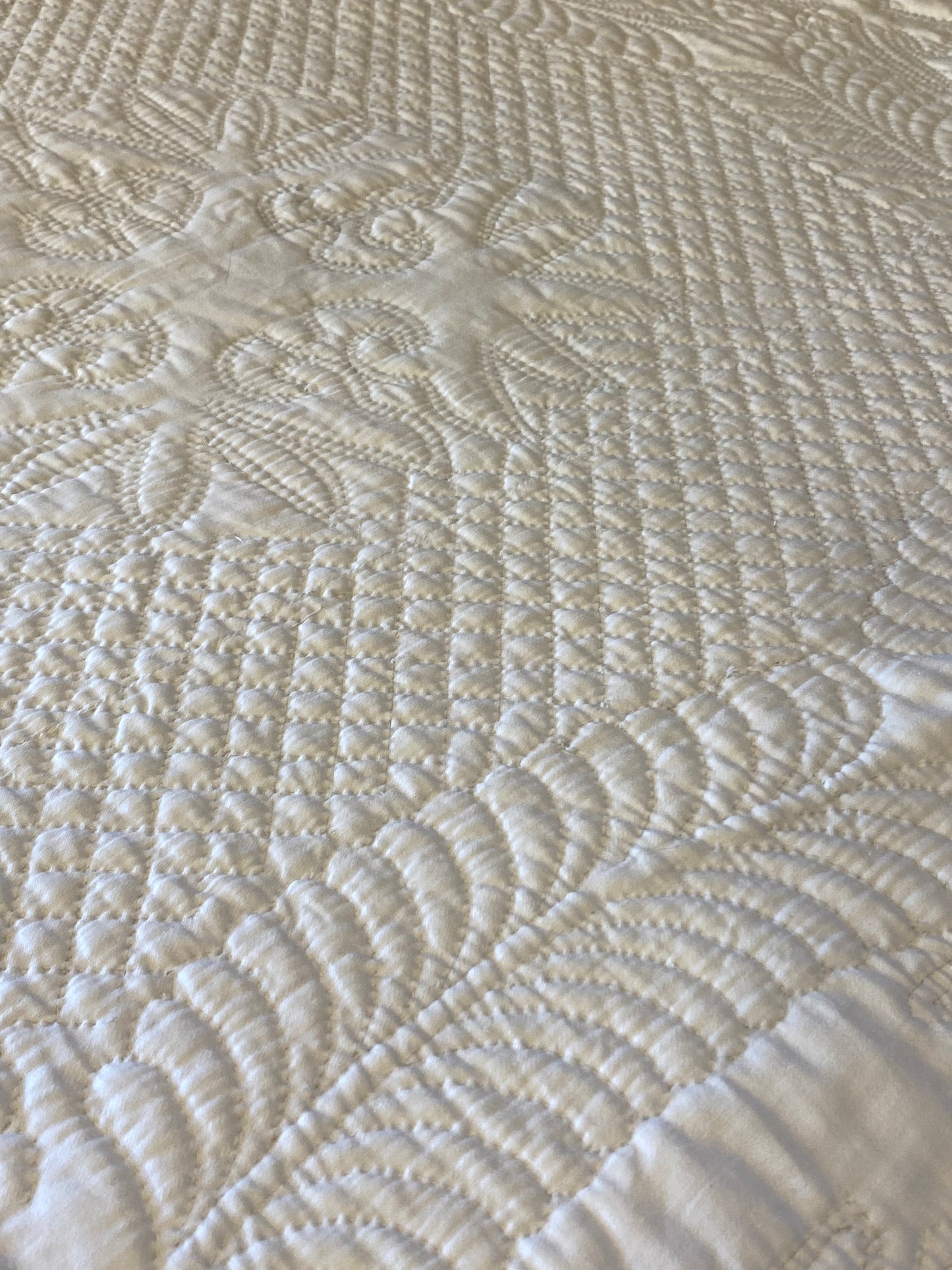 White on White Brides Quilt