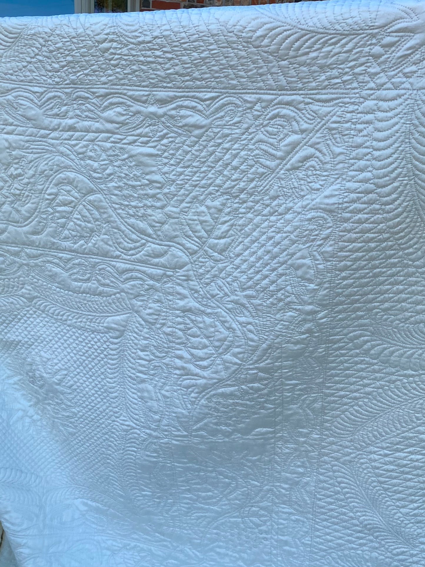 White on White Brides Quilt