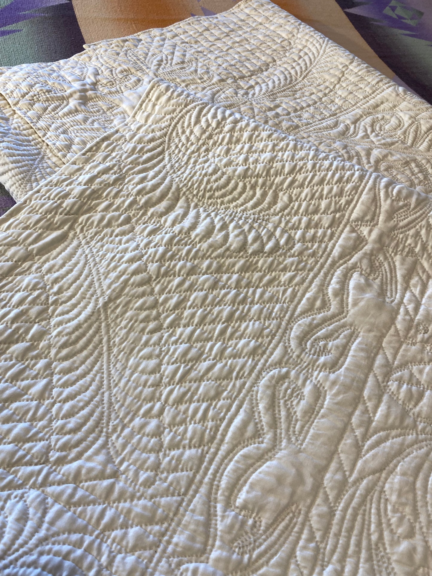 White on White Brides Quilt