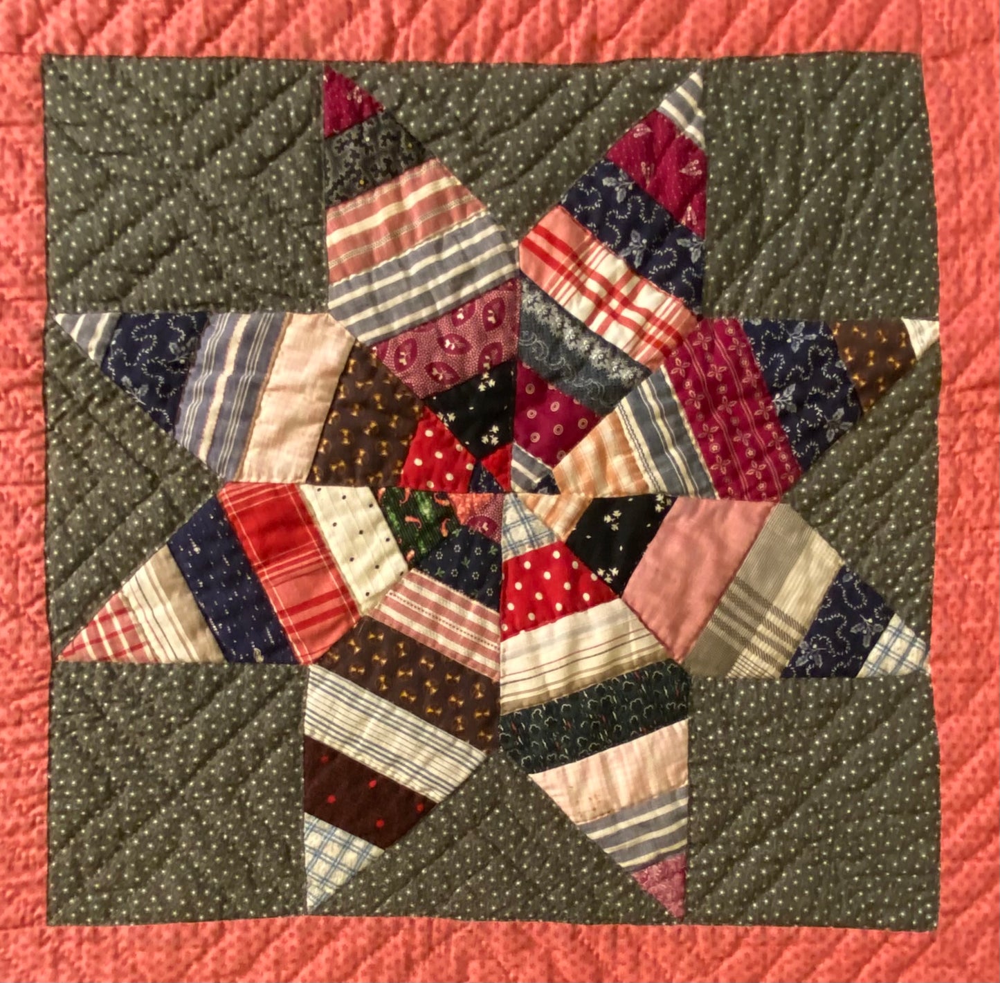 Scrappy String Stars- A Pennsylvania Quilt