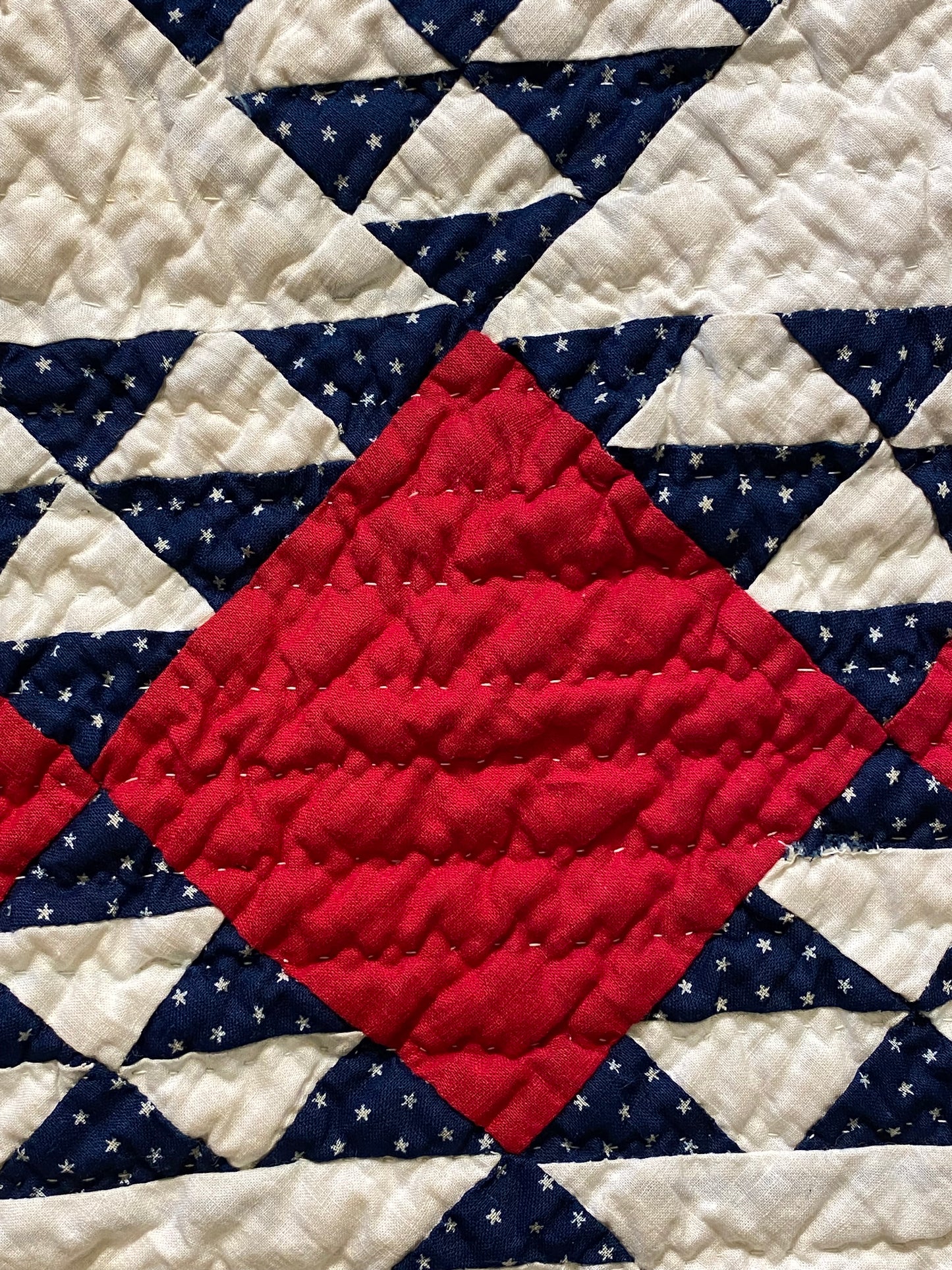 Crossroads Patchwork and Half Square Triangles Quilt