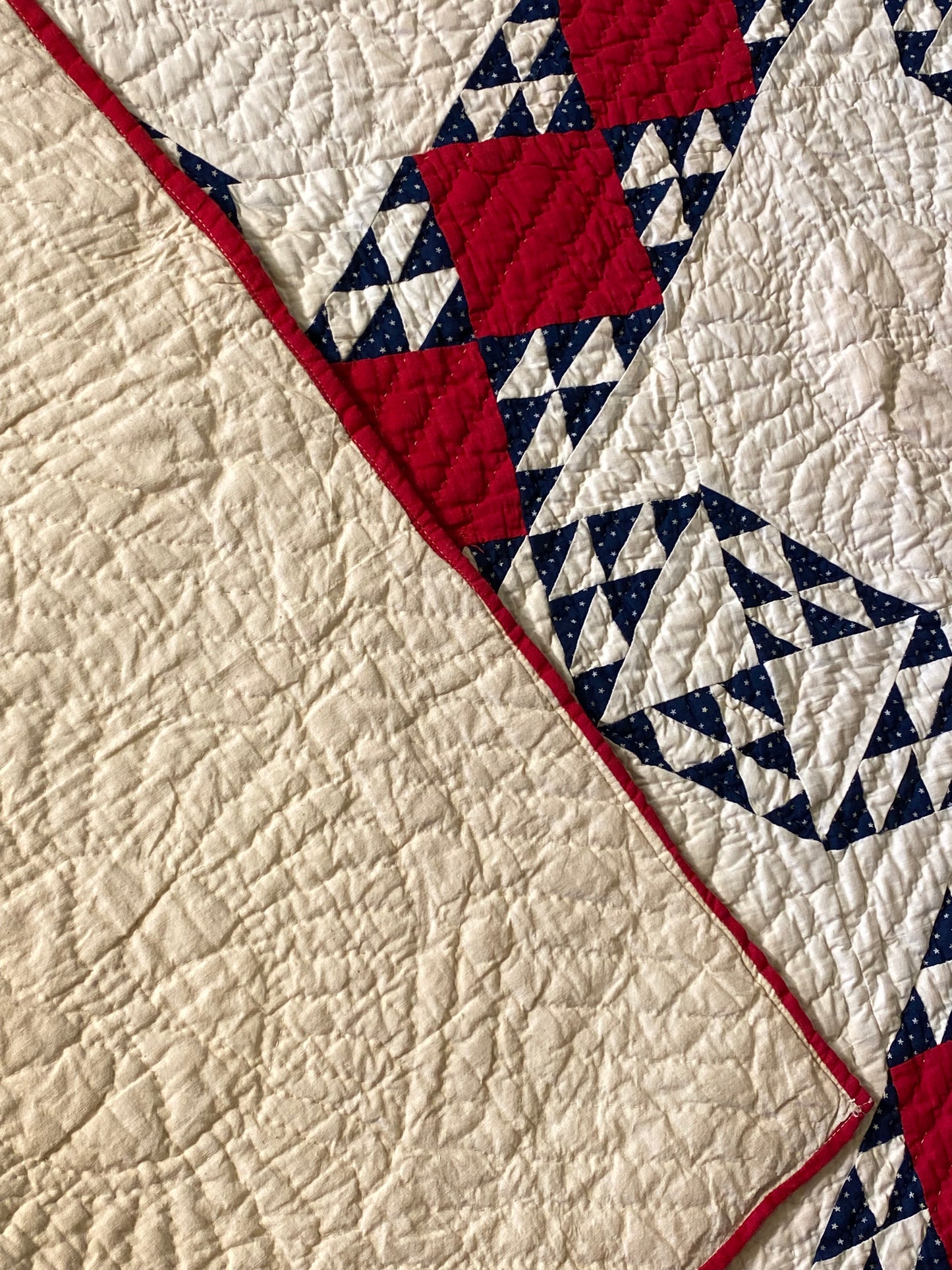 Crossroads Patchwork and Half Square Triangles Quilt