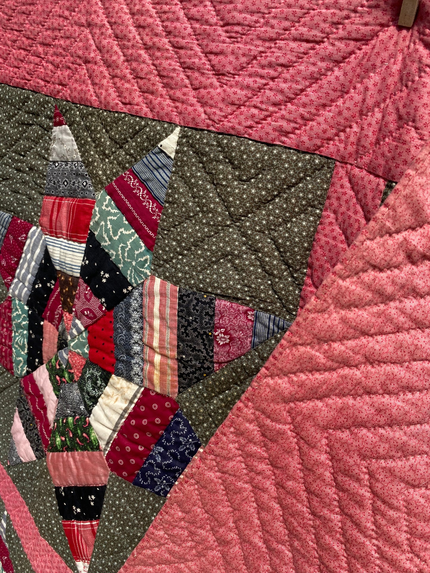 Scrappy String Stars- A Pennsylvania Quilt