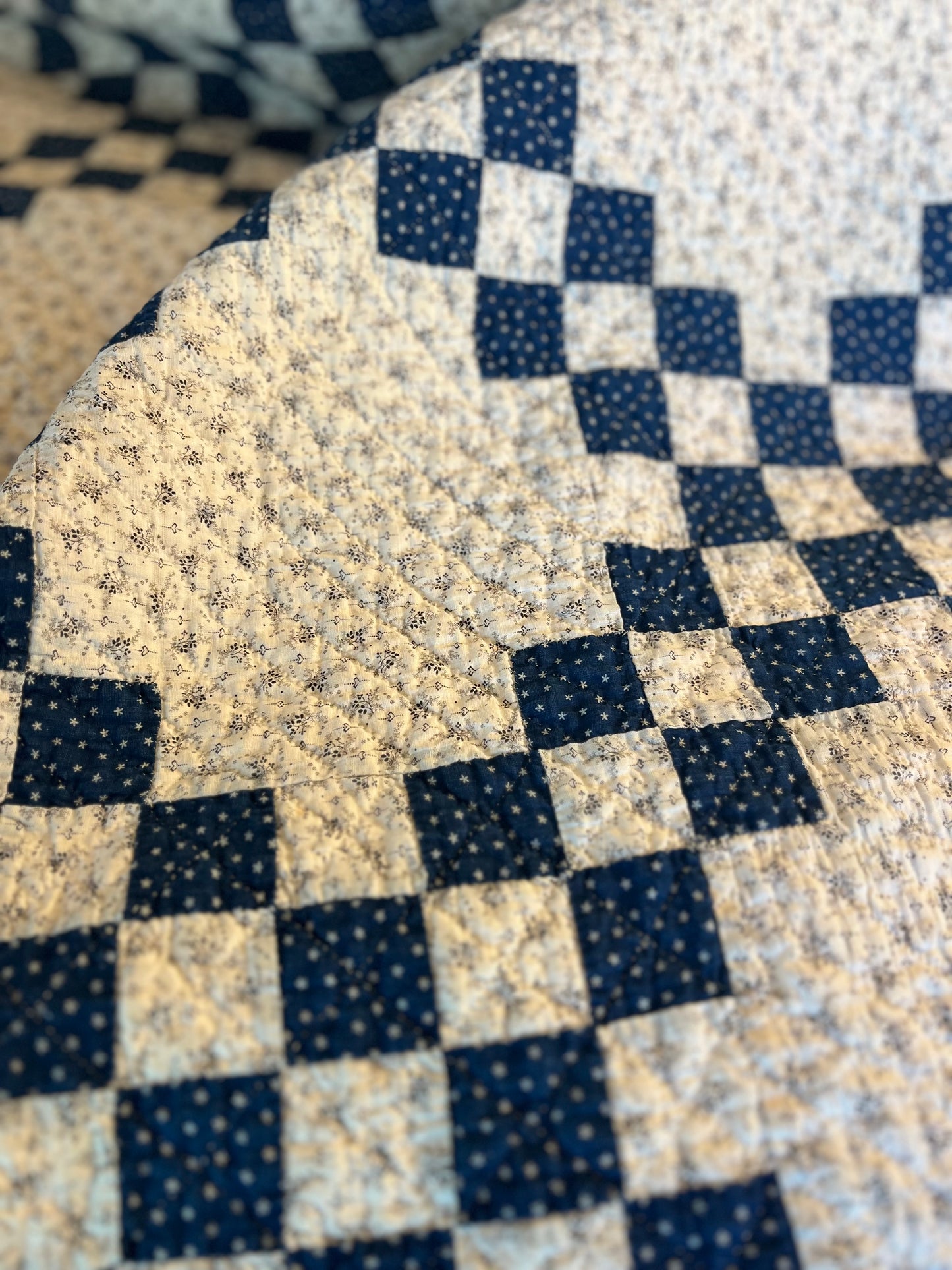 Double Irish Chain Quilt