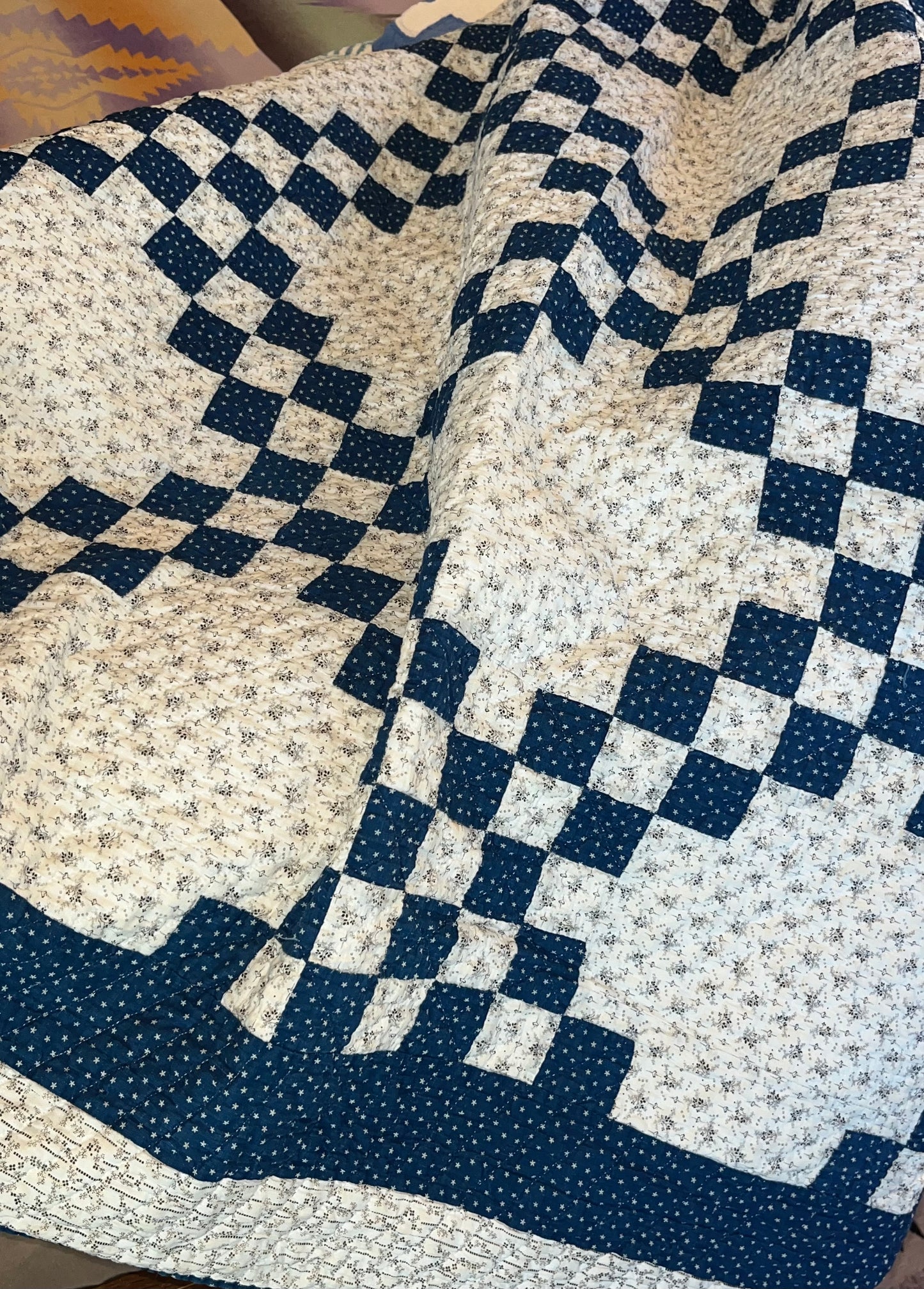 Double Irish Chain Quilt