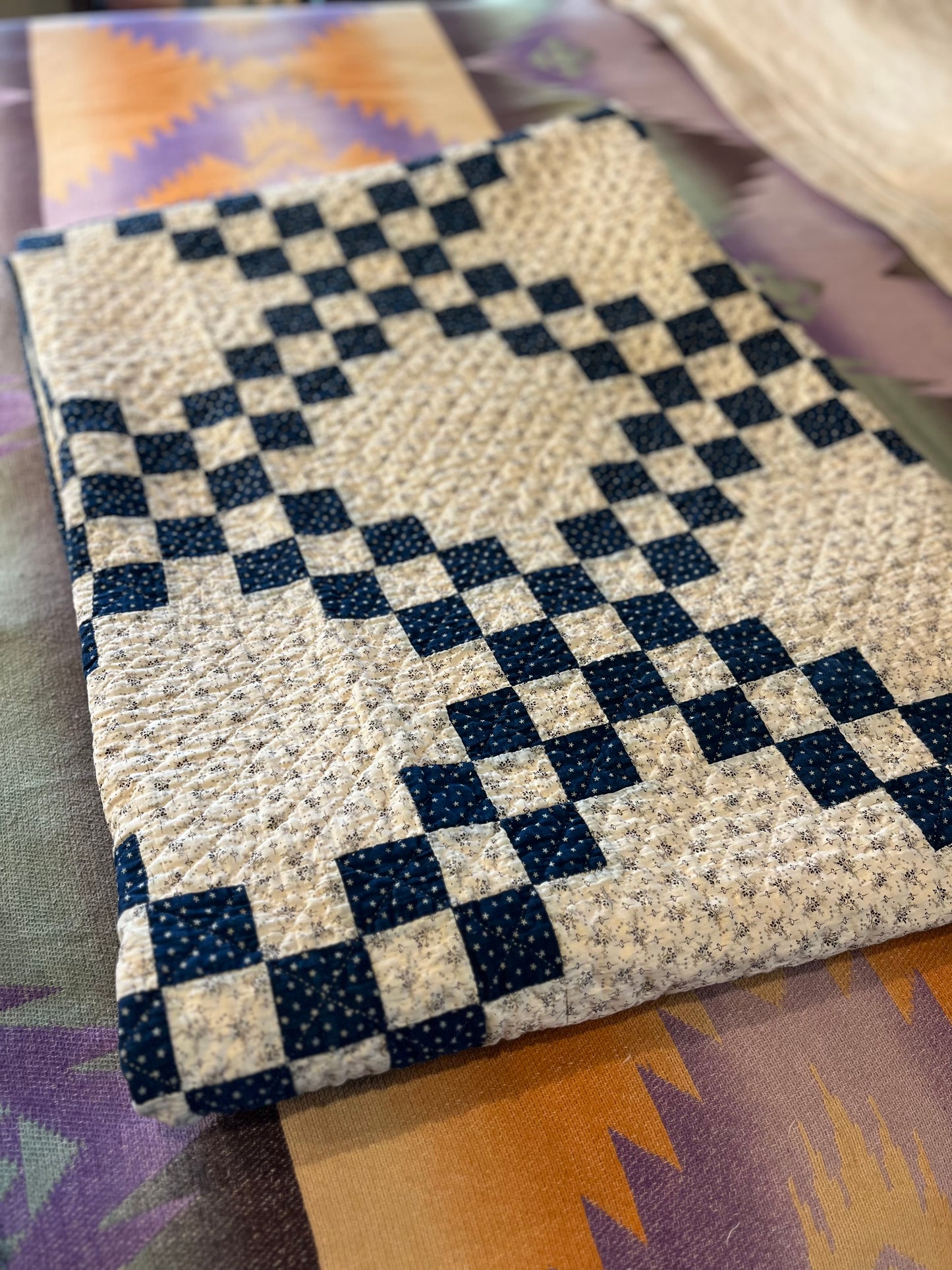 Double Irish Chain Quilt