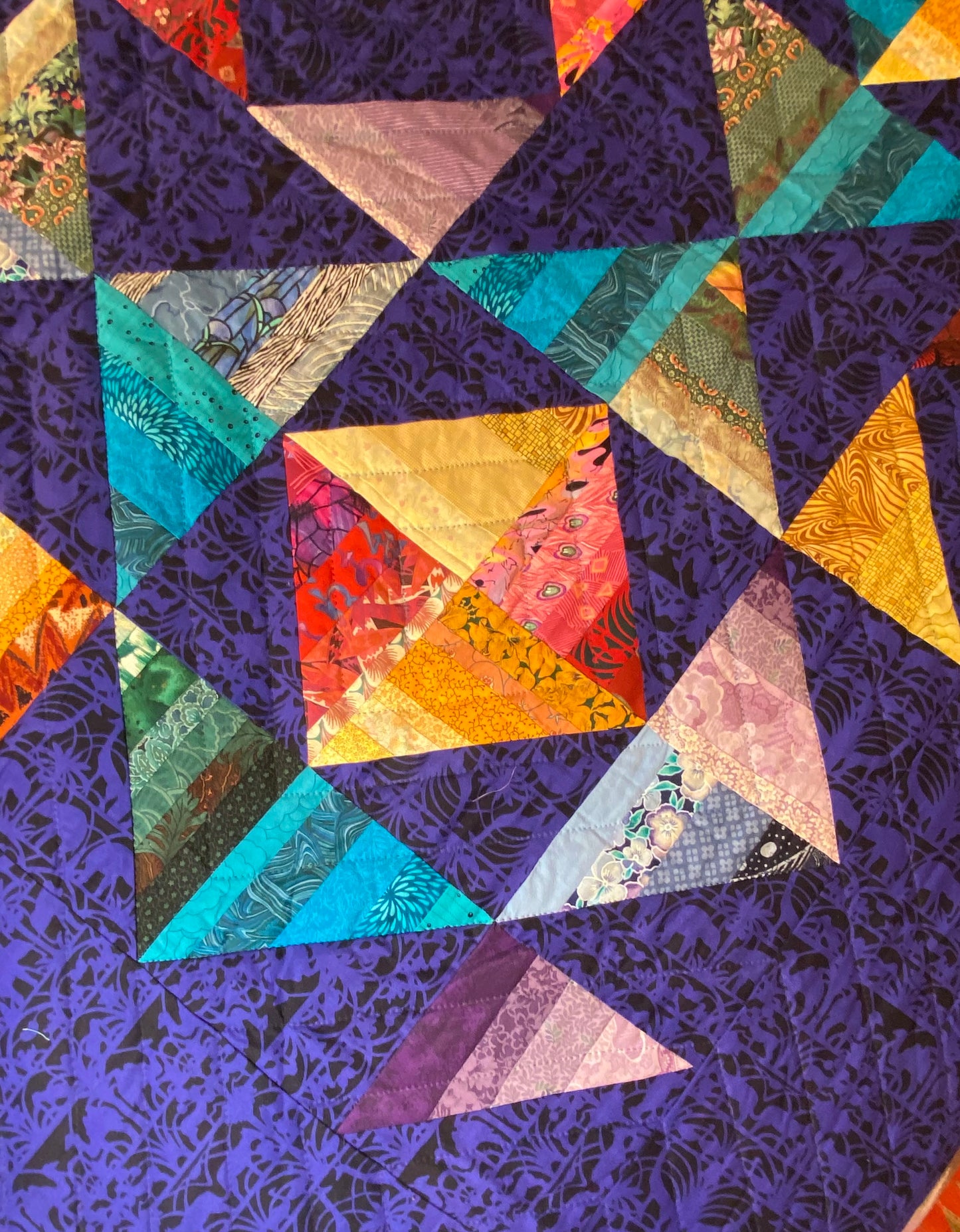 Strips That Sizzle Crib/Wall Quilt Betty Jo Haines