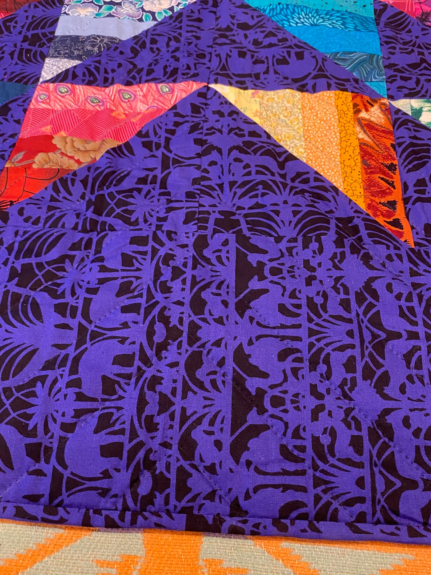 Strips That Sizzle Crib/Wall Quilt Betty Jo Haines