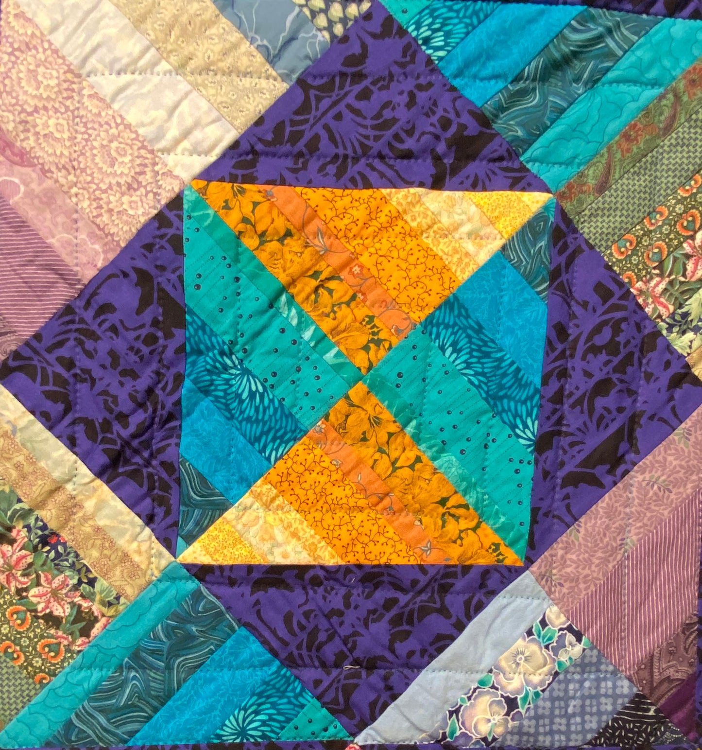 Strips That Sizzle Crib/Wall Quilt Betty Jo Haines