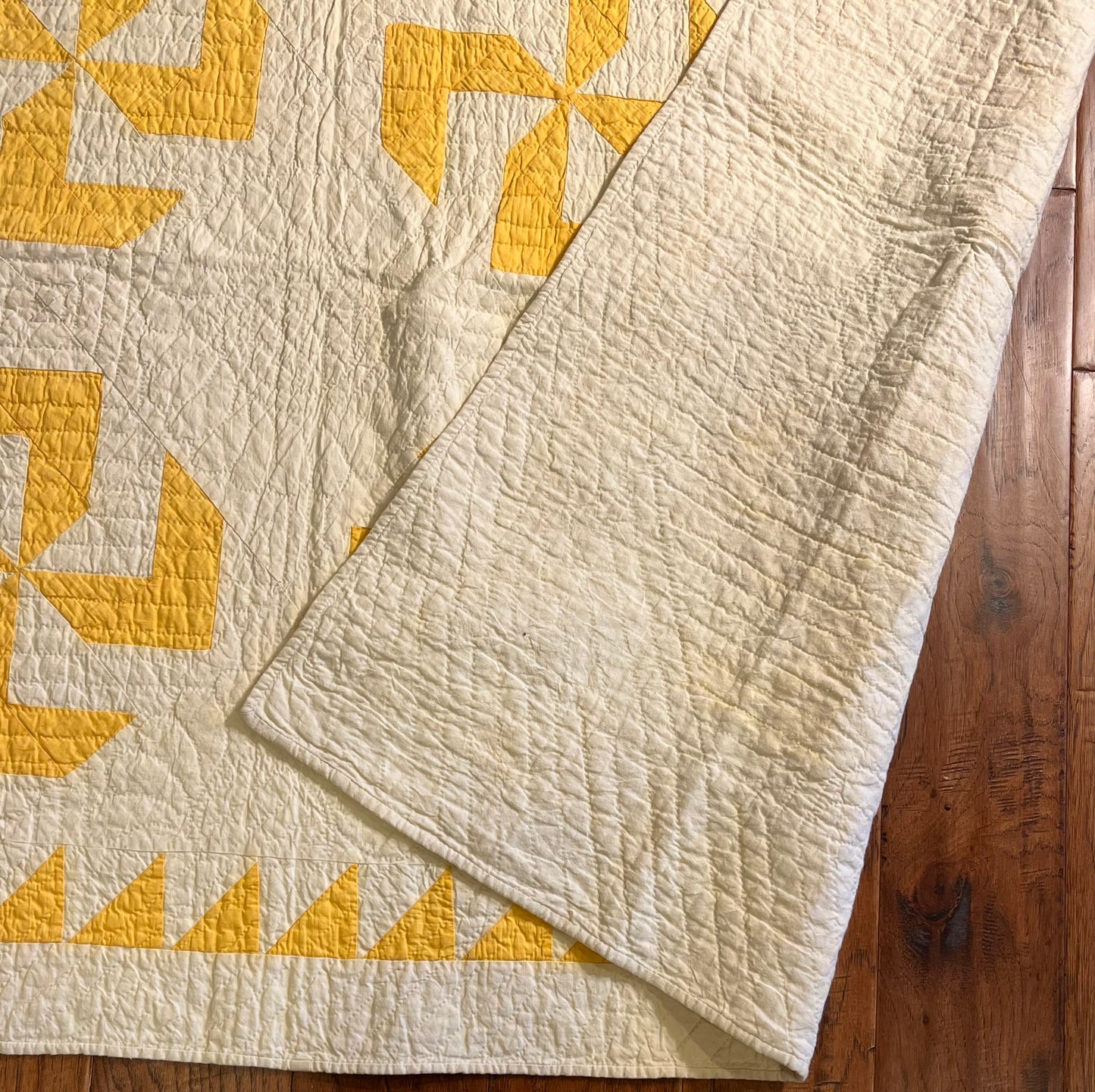 Flyfoot Quilt with Sawtooth Border