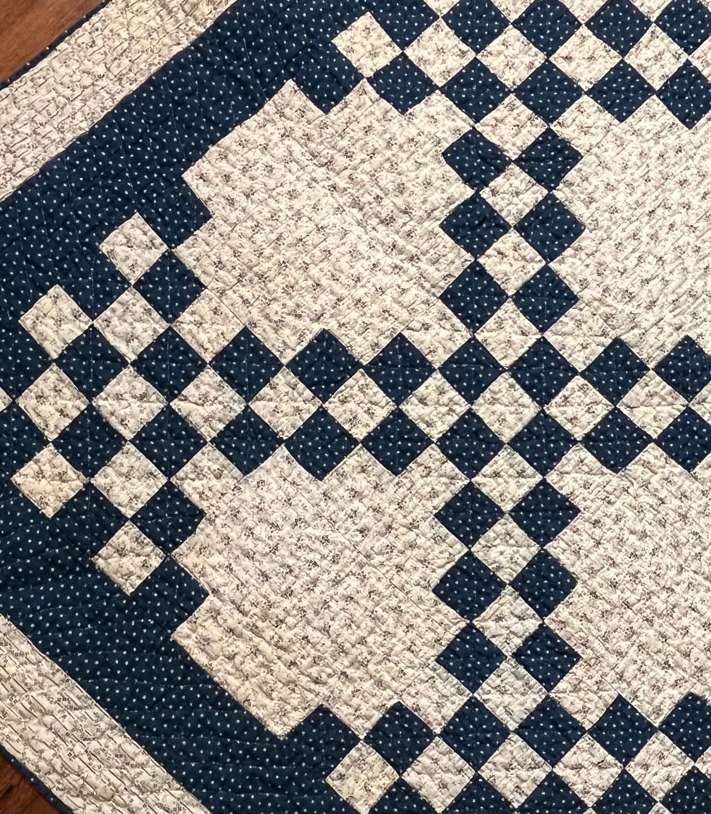 Double Irish Chain Quilt