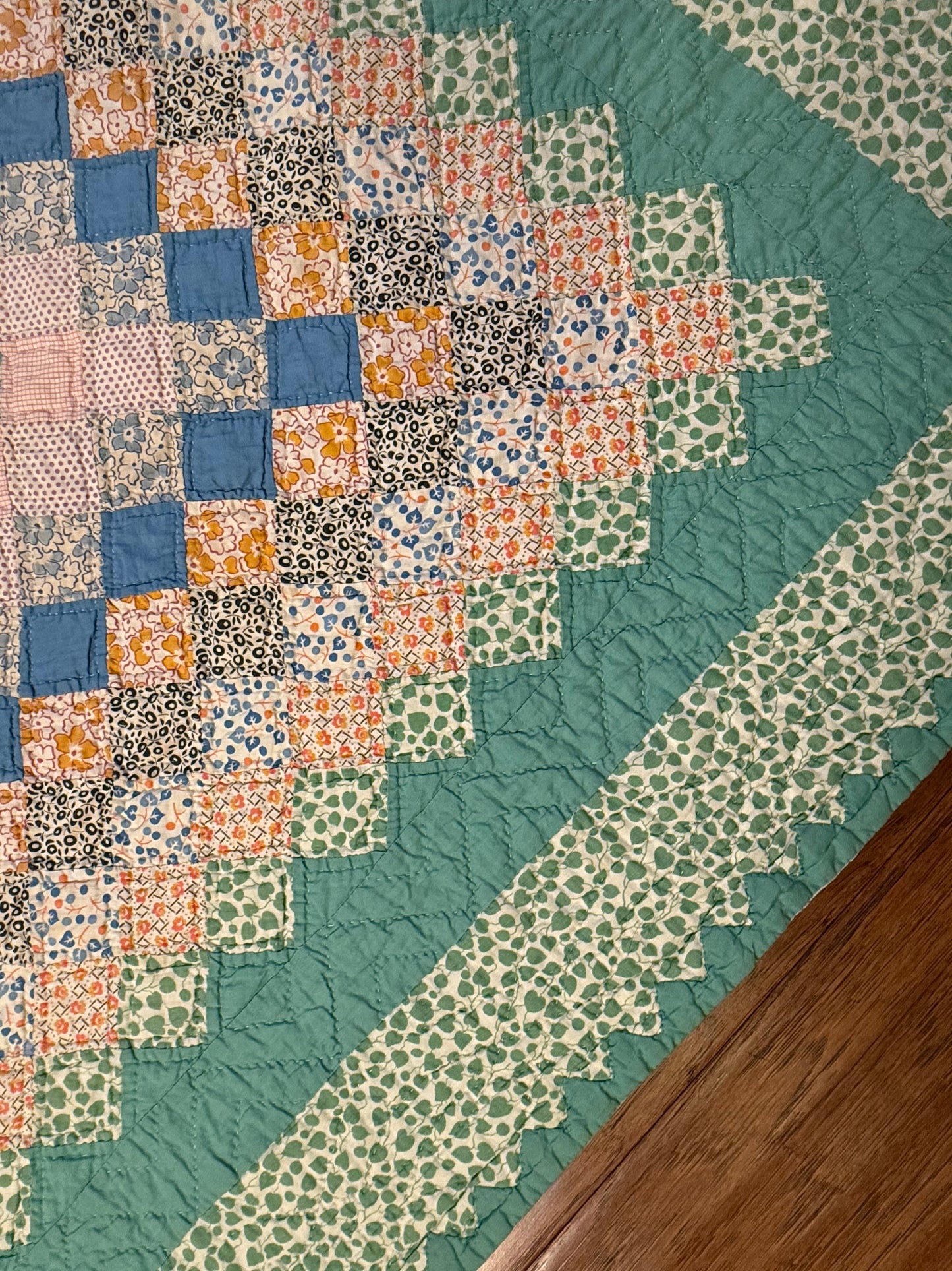 Trip Around The World Quilt.