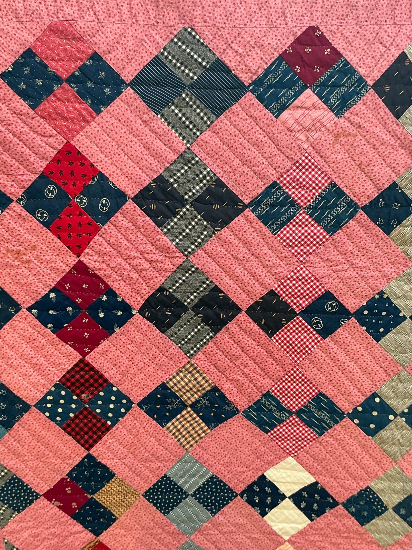 4 Patch On Point Quilt
