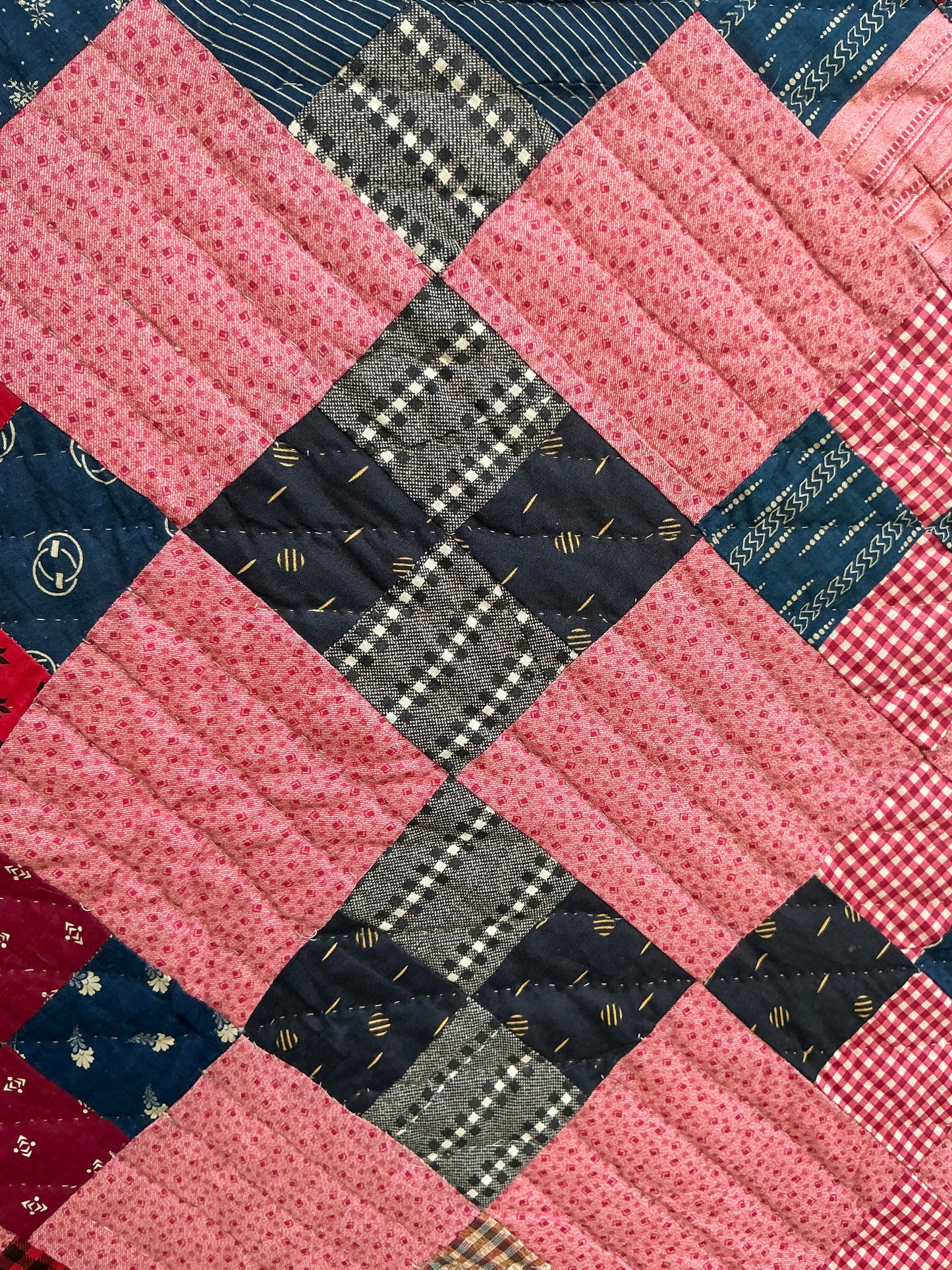 4 Patch On Point Quilt