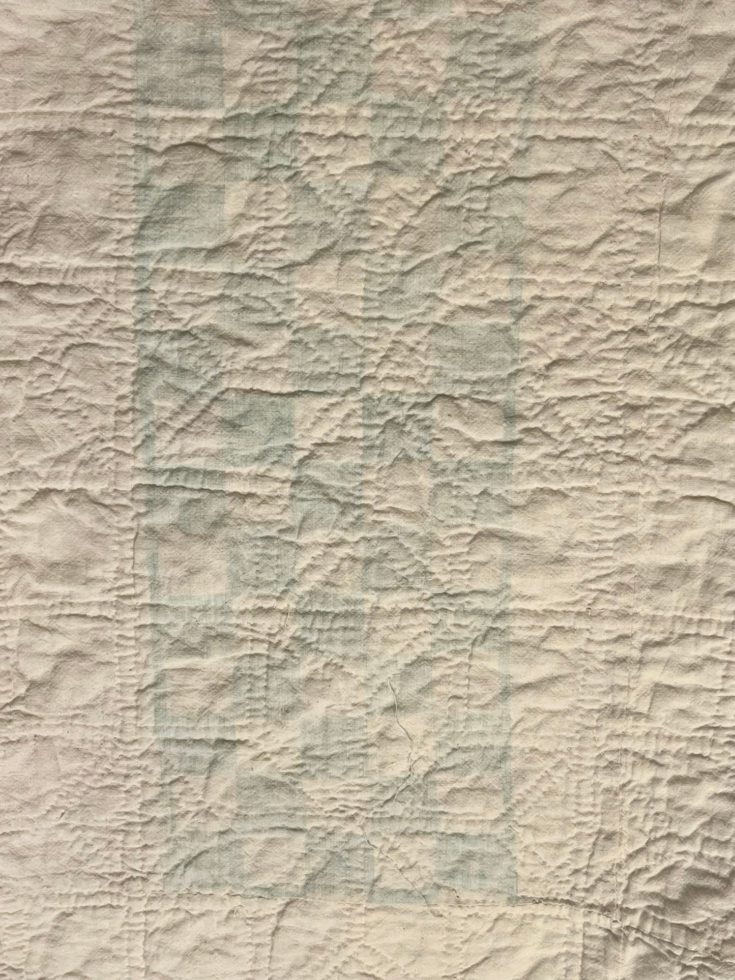 Scrappy Feedsack Touching Stars Quilt