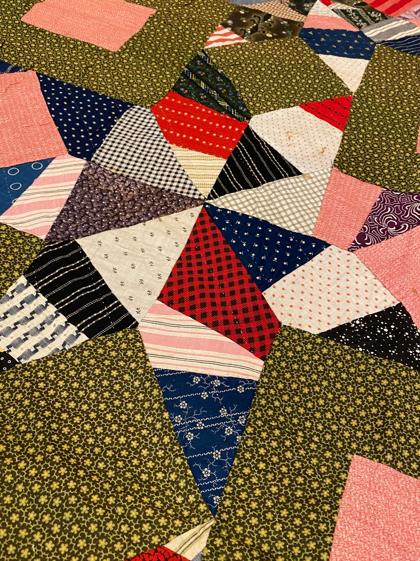 Shenandoah County String Stars Quilt