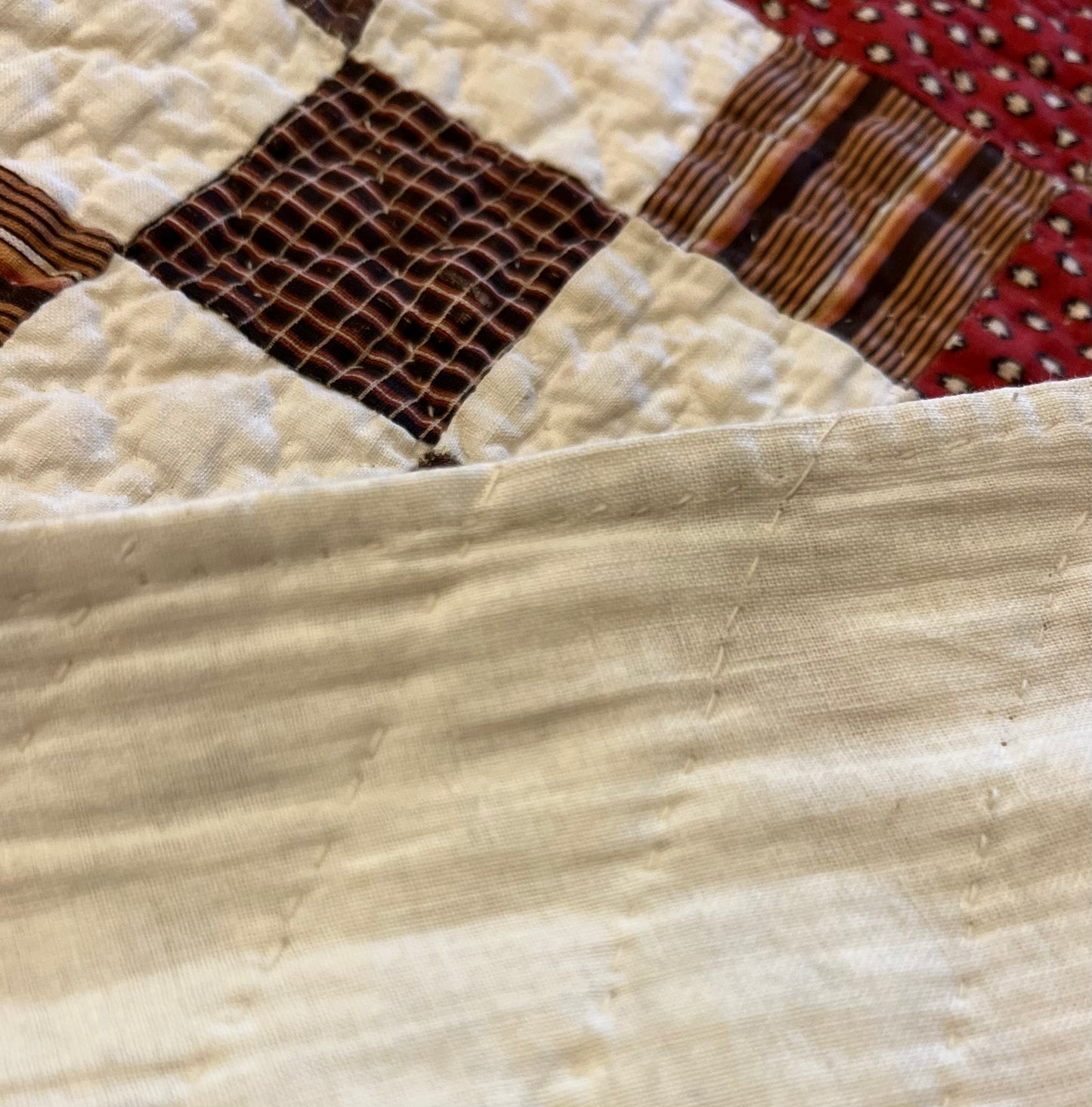 9 Patch on Point Quilt With Border