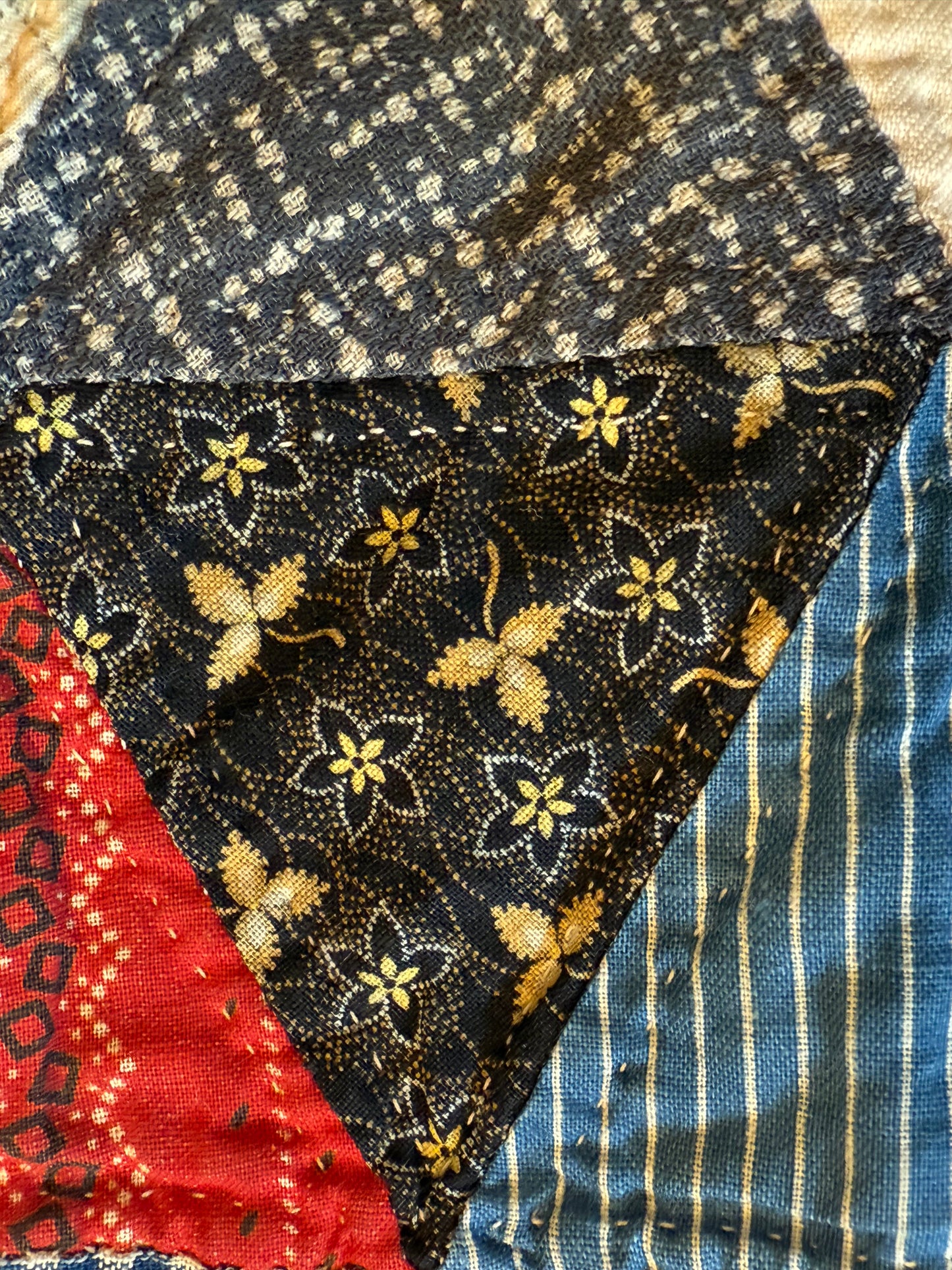 Scrappy One Patch Triangles Quilt