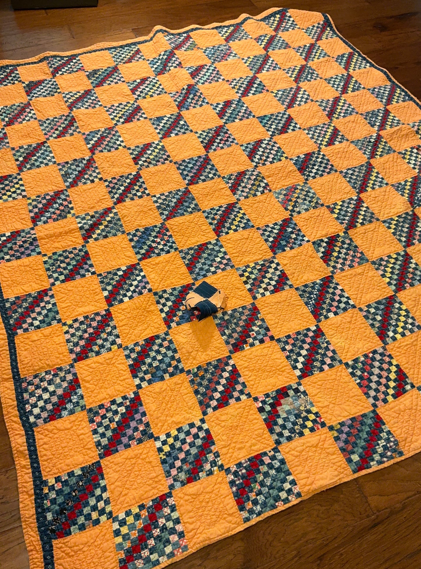 Outstanding Miniature Scale Patchwork Quilt