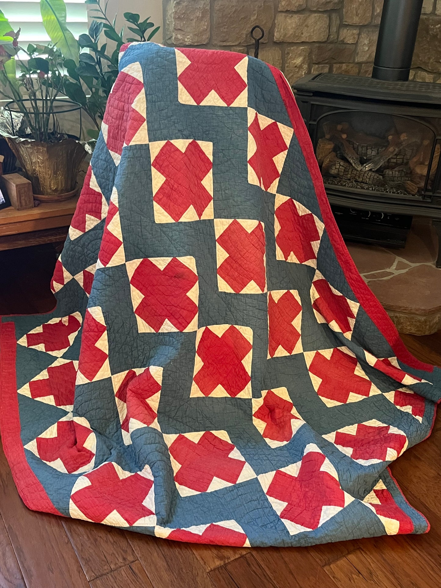 RWB Red Cross Quilt