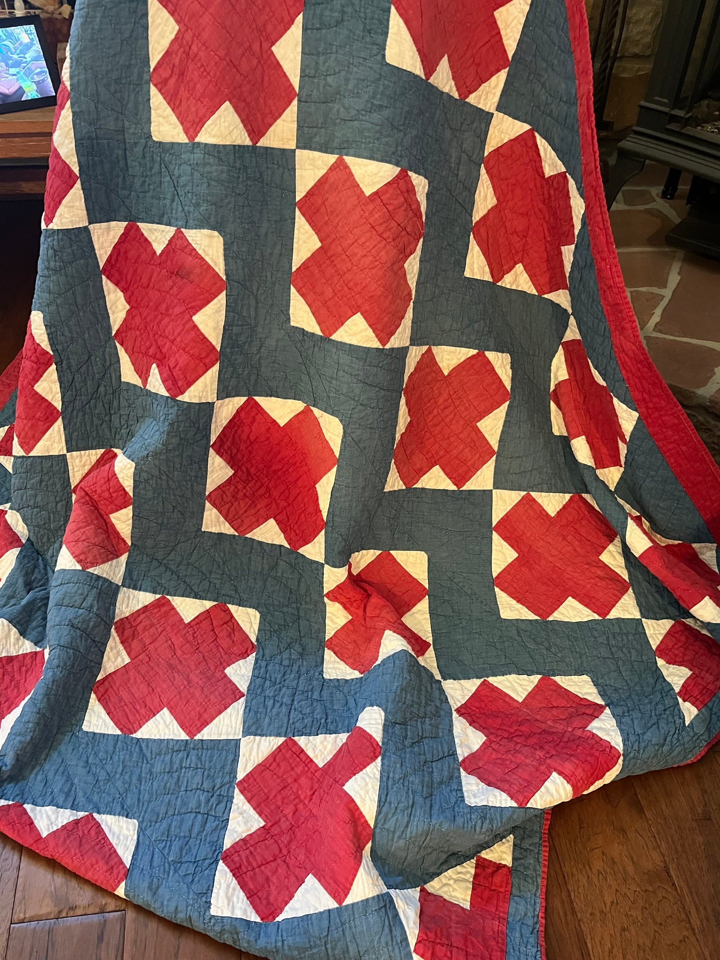 RWB Red Cross Quilt