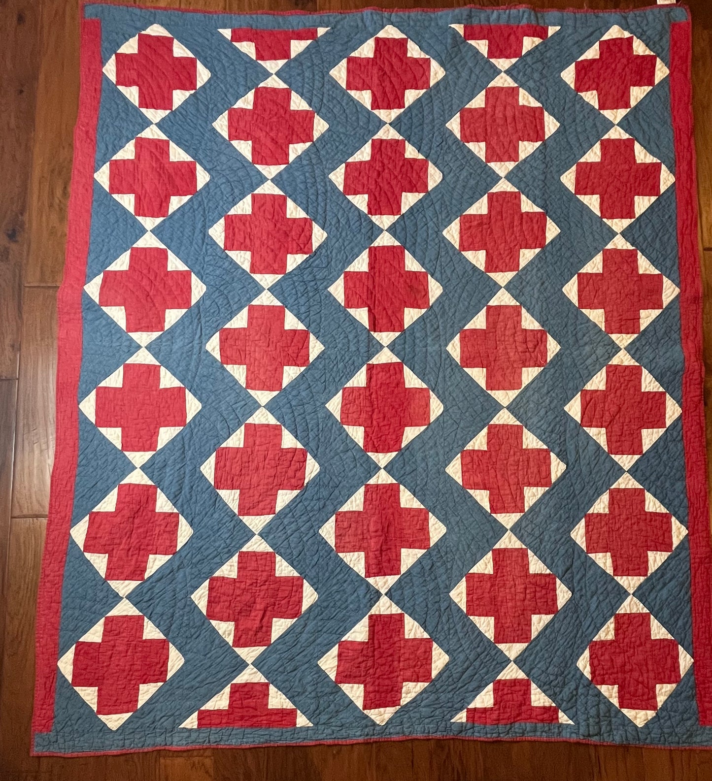 RWB Red Cross Quilt