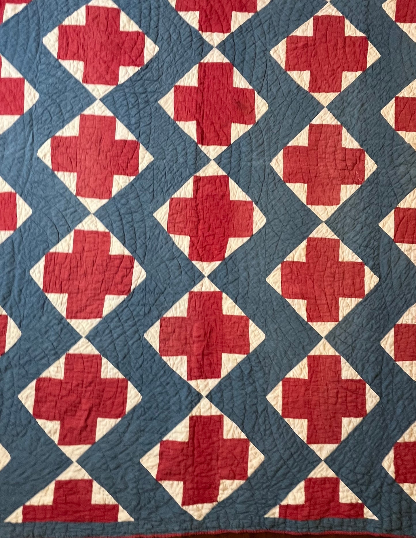 RWB Red Cross Quilt