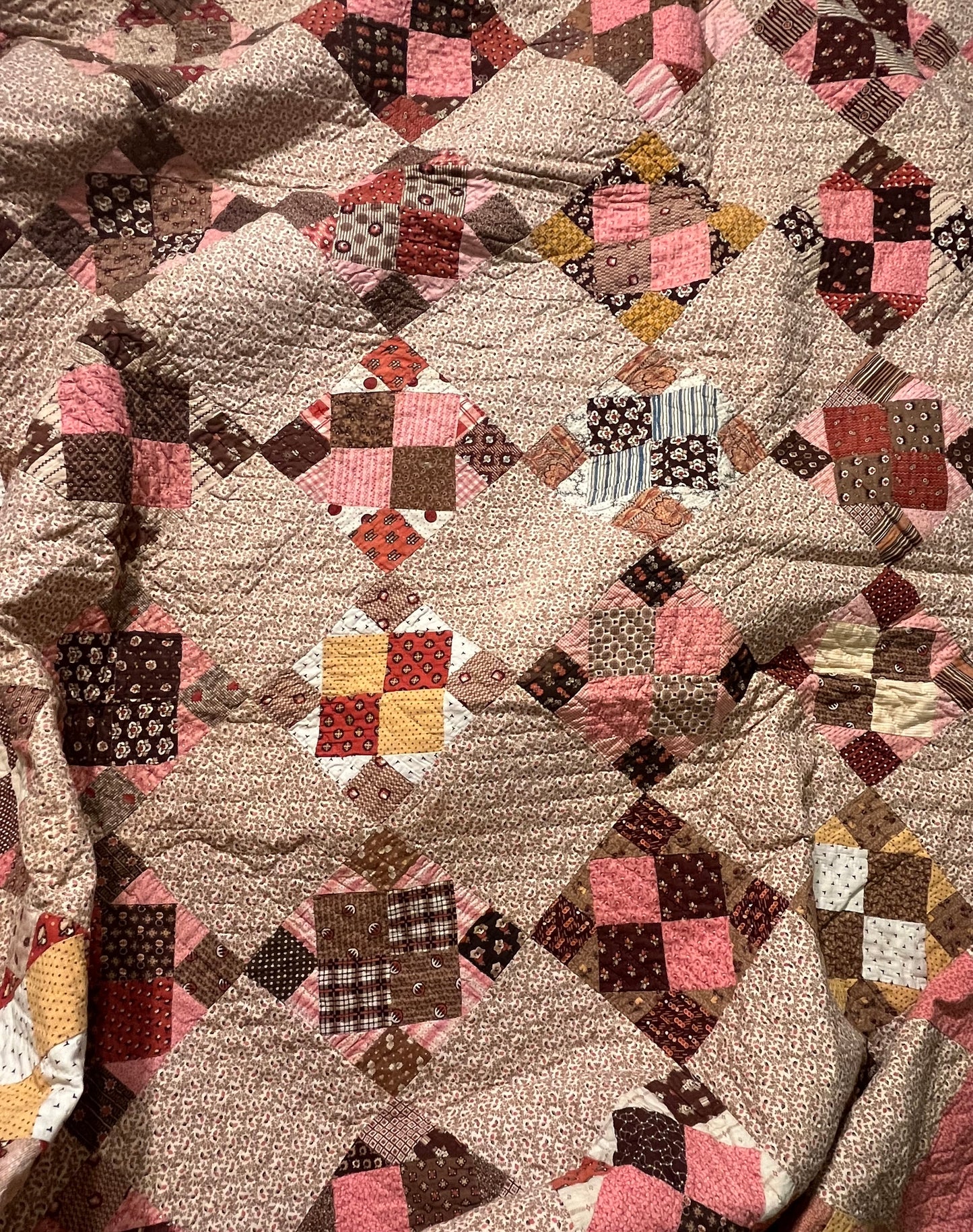 Early 4 Patch Variation Quilt