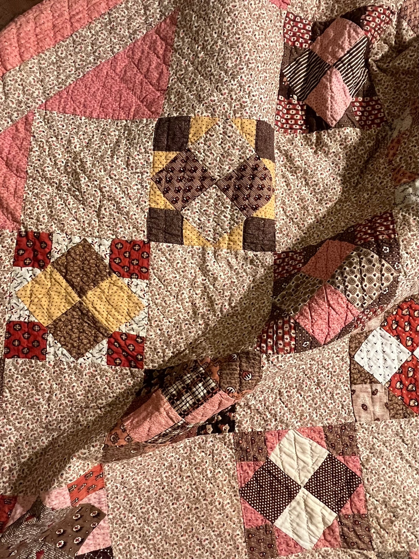 Early 4 Patch Variation Quilt