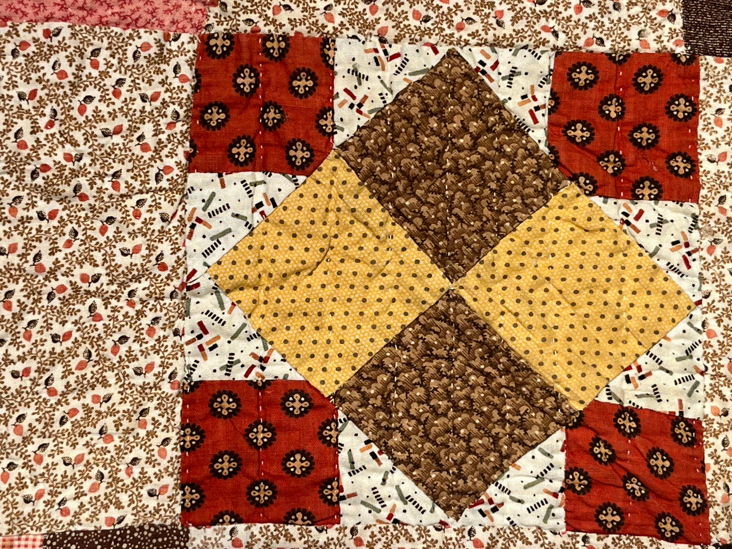 Early 4 Patch Variation Quilt