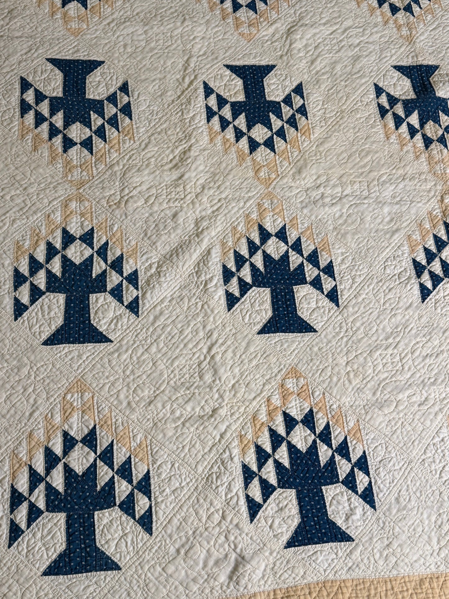 Tree of Life Antique Quilt