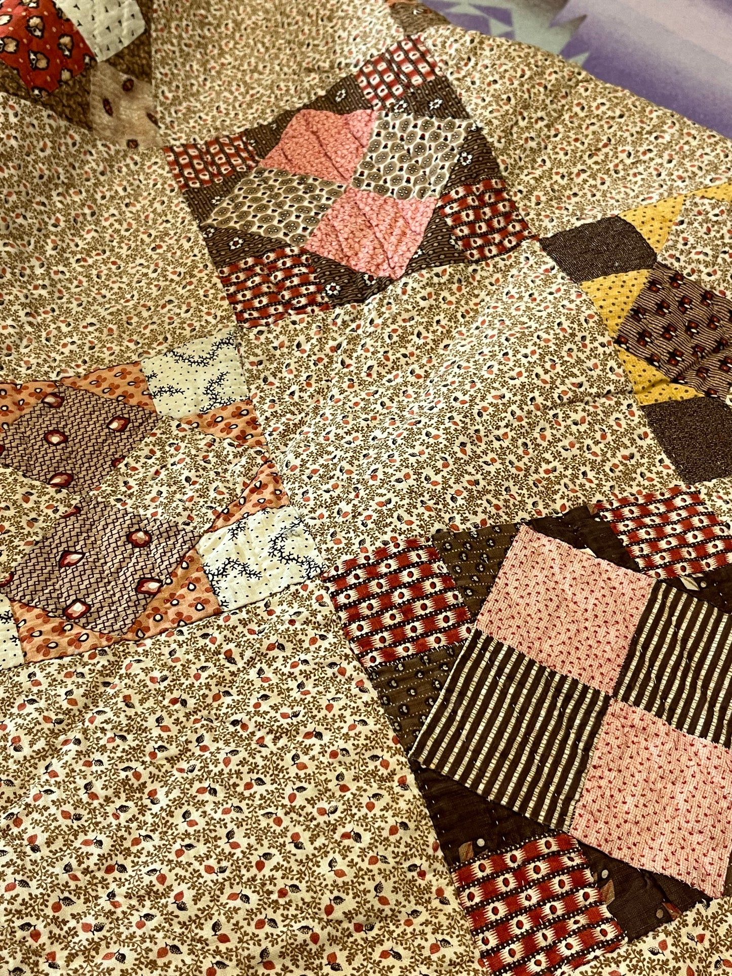 Early 4 Patch Variation Quilt
