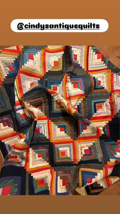 Barn Raising Log Cabin Quilt