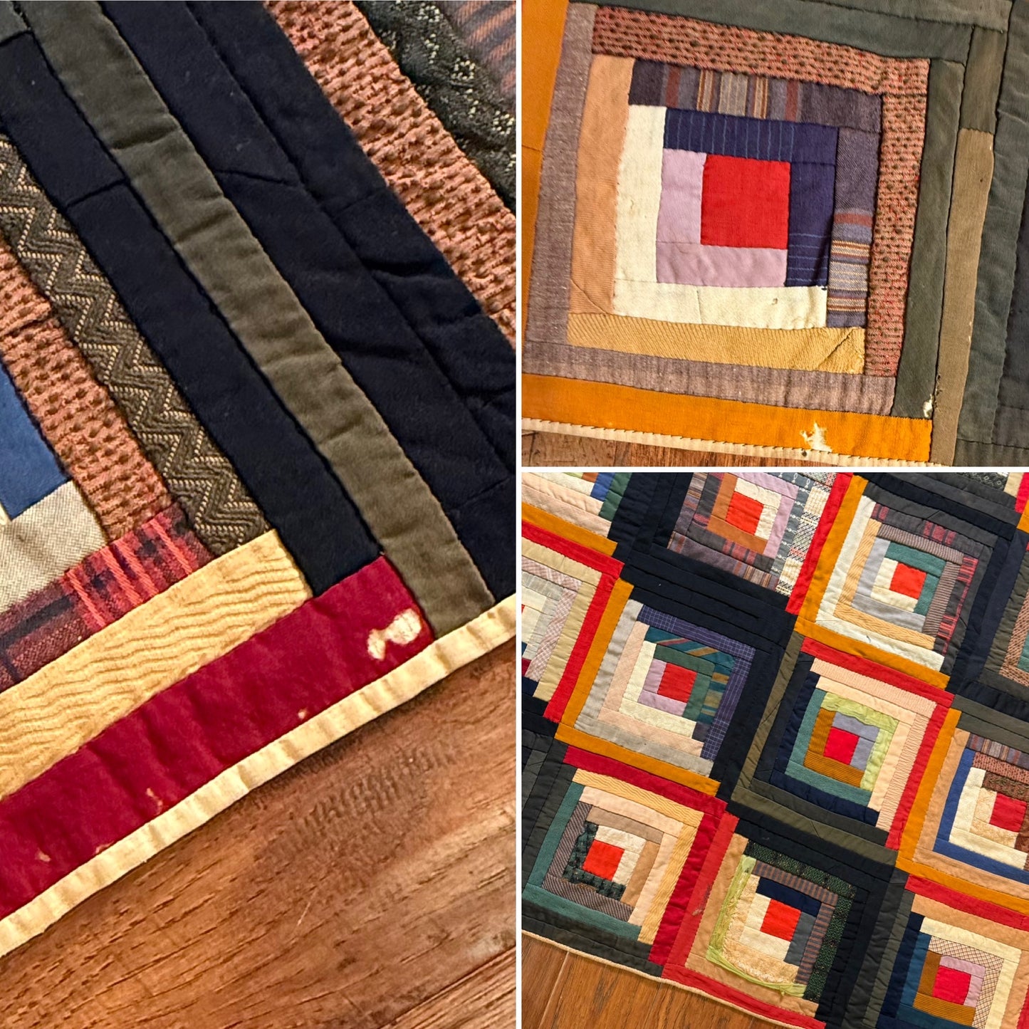 Barn Raising Log Cabin Quilt